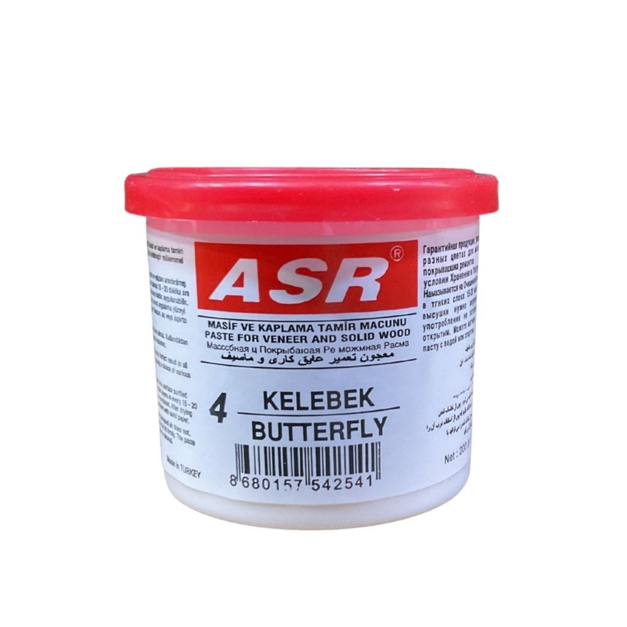 ASR TAMİR MACUNU 200 GR KELEBEK