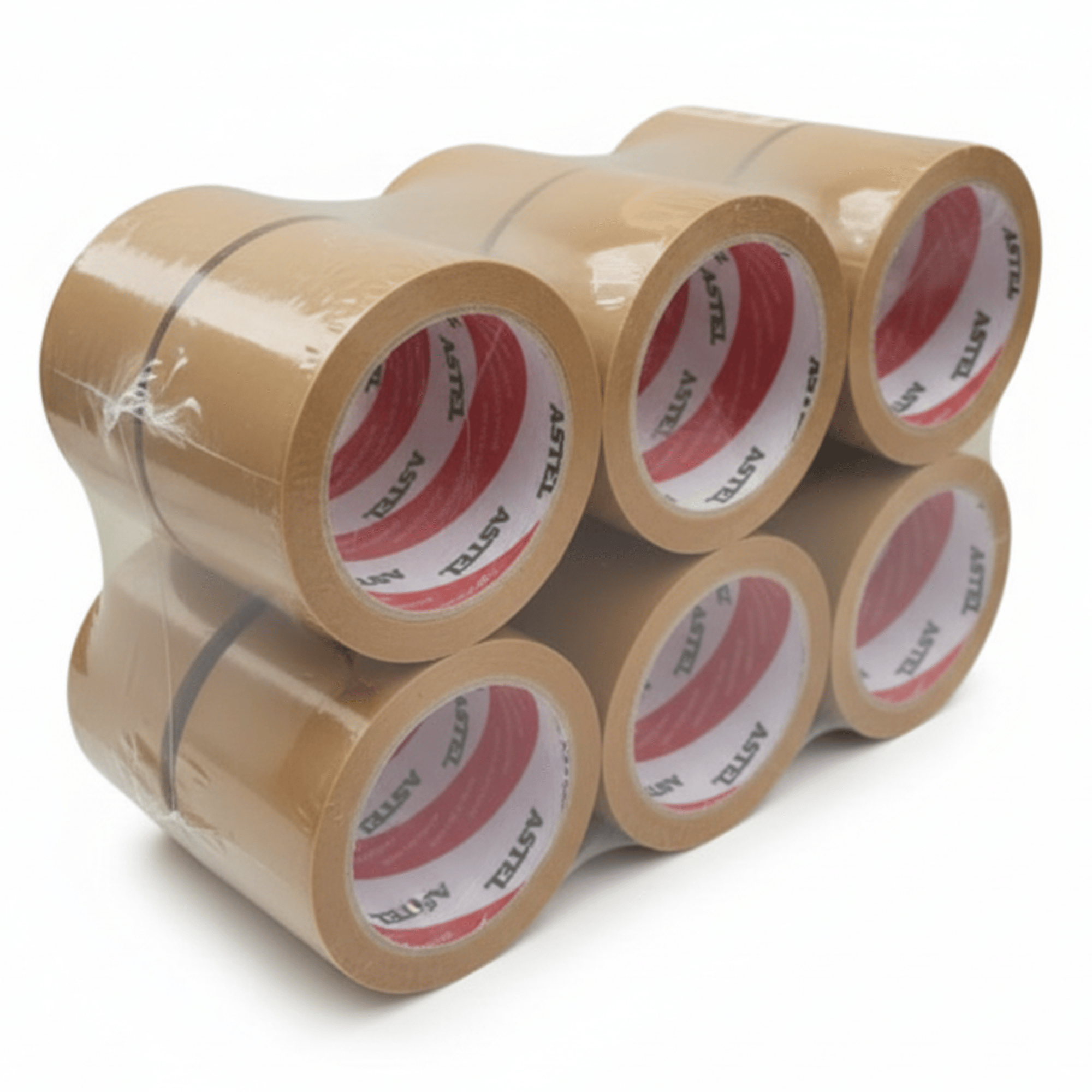 ASTEL KOLİ BANTI 70 MMx66 MT KAHVE