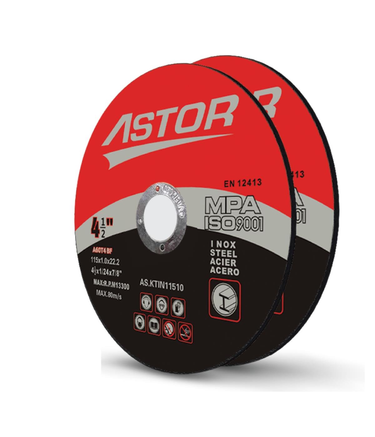 Astor Kesme Taşı Inox 115x1 (25'li Paket)