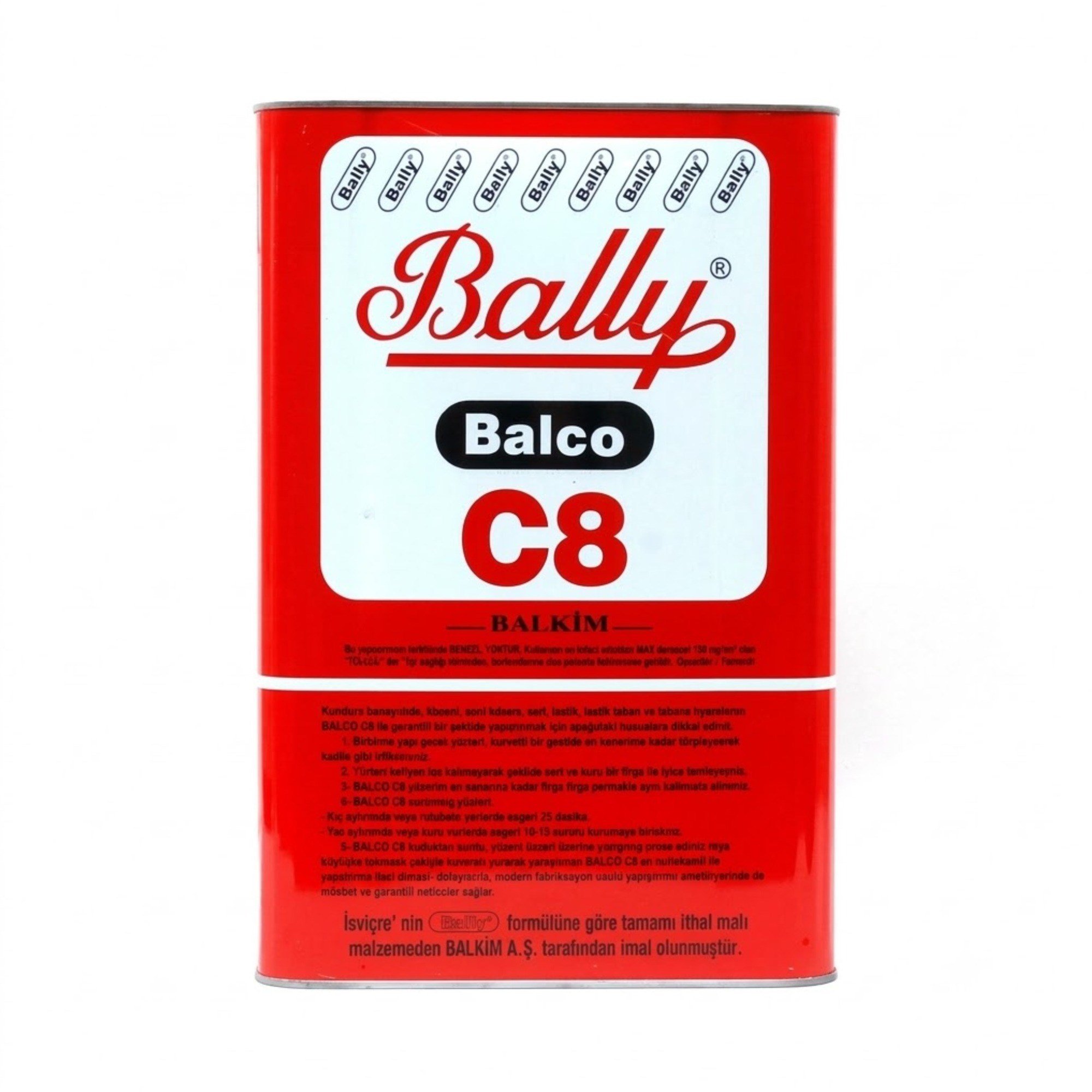 BALLY C8 KIRMIZI TENEKE 15 KG