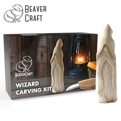 BeaverCraft DIY03 Ahşap Sihirbaz Figürü Oyma Hobi Seti