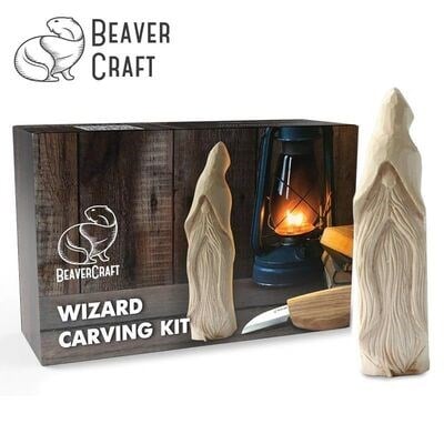 BeaverCraft DIY03 Ahşap Sihirbaz Figürü Oyma Hobi Seti