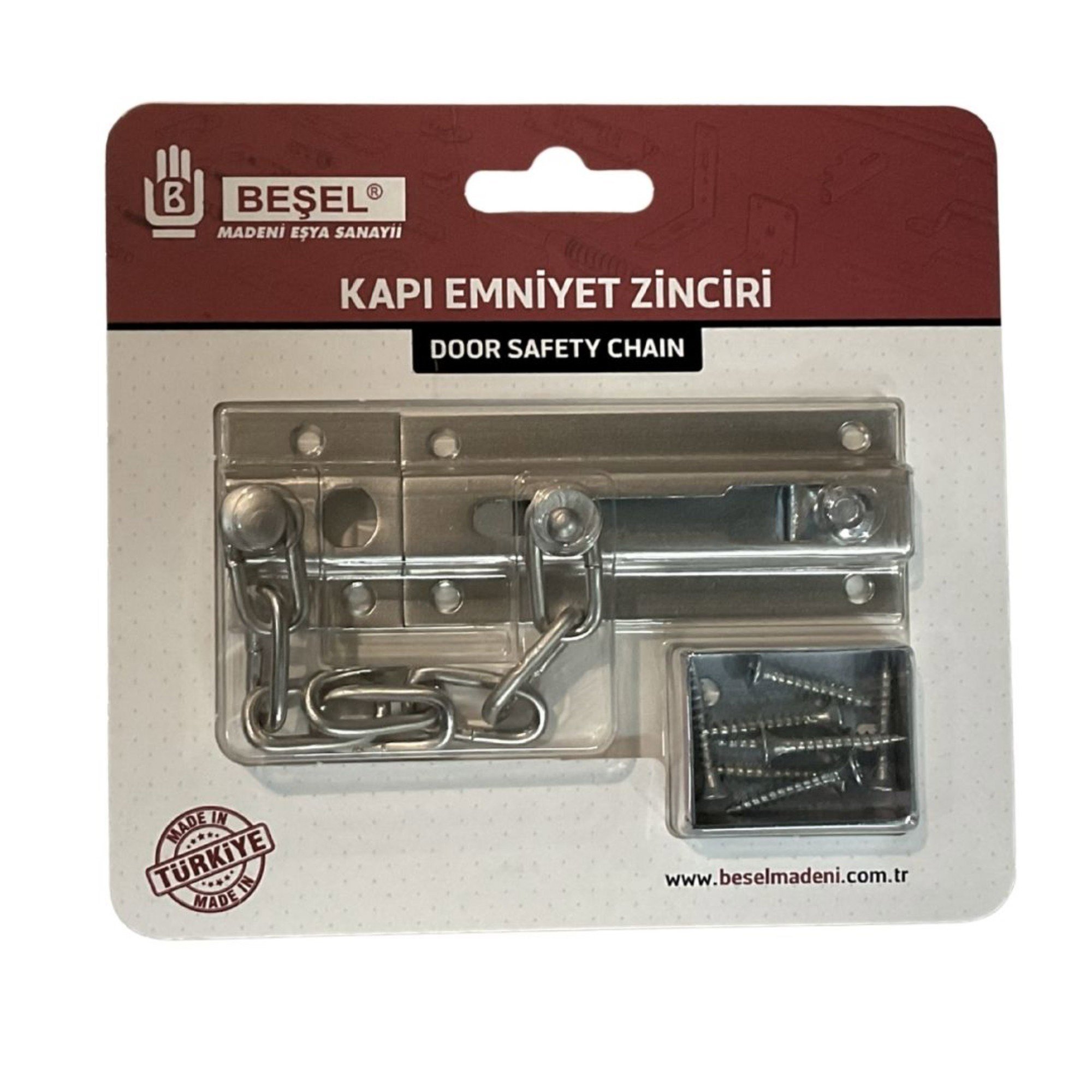 BEŞEL KAPI EMNİYET ZİNCİRİ SATEN BA120ST