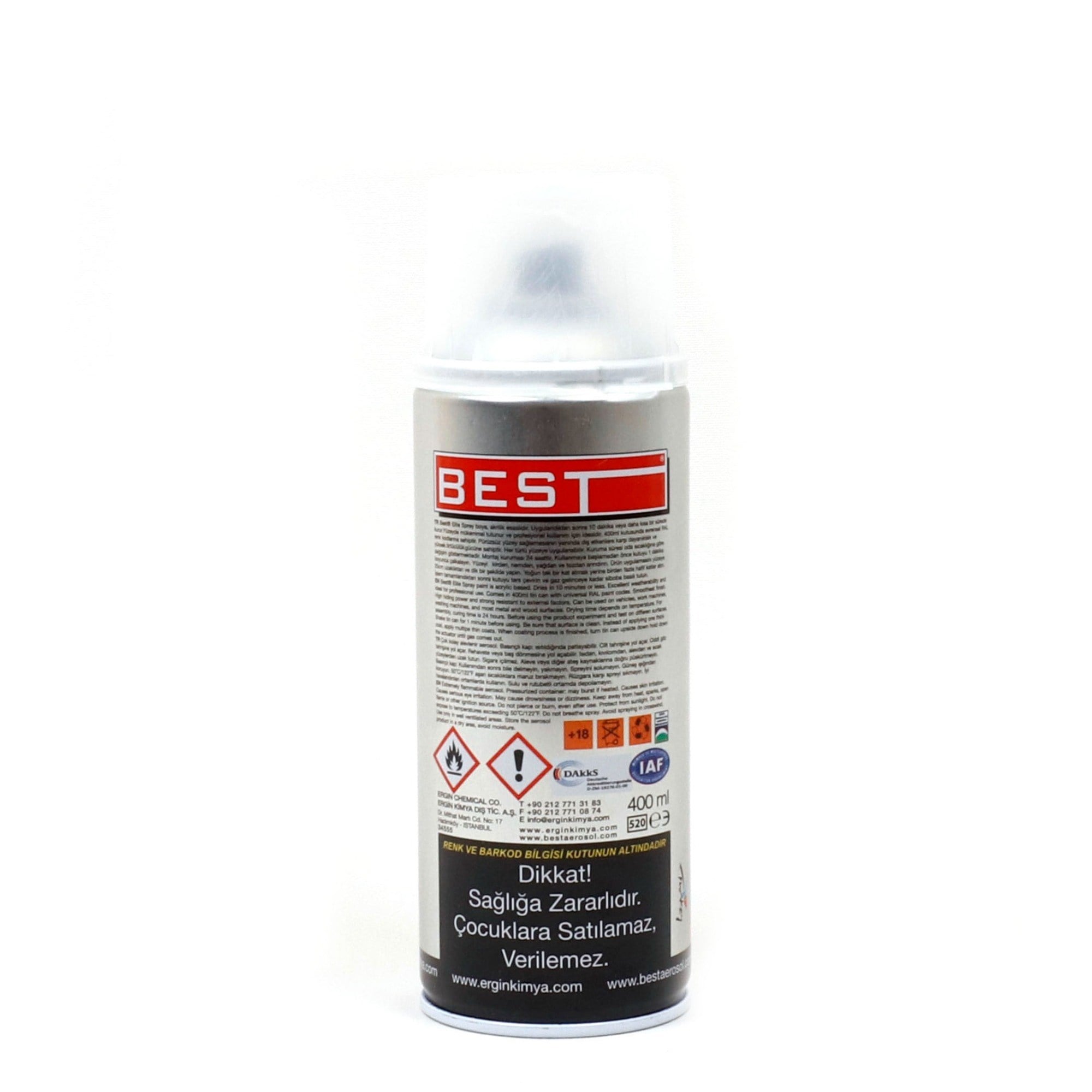 BEST SPREY BOYA ELİTE 400 ML RAL9005 MAT SİYAH