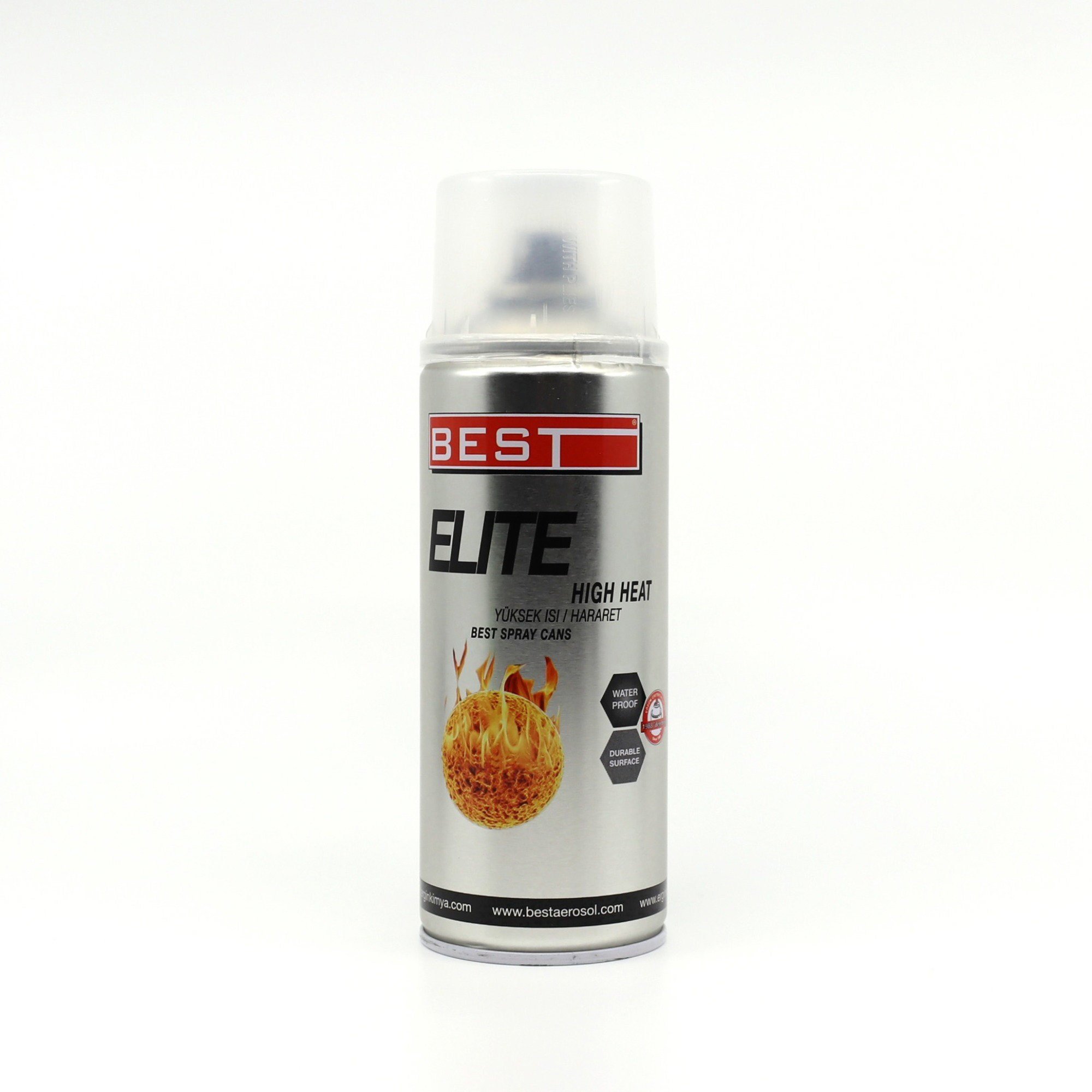 BEST YÜKSEK ISI (HARARET) BOYASI 400 ML GÜMÜŞ