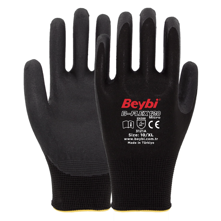 BEYBİ KÖPÜK NİTRİL KAPLI B-FLEX120 MİCRO ELD PB 10