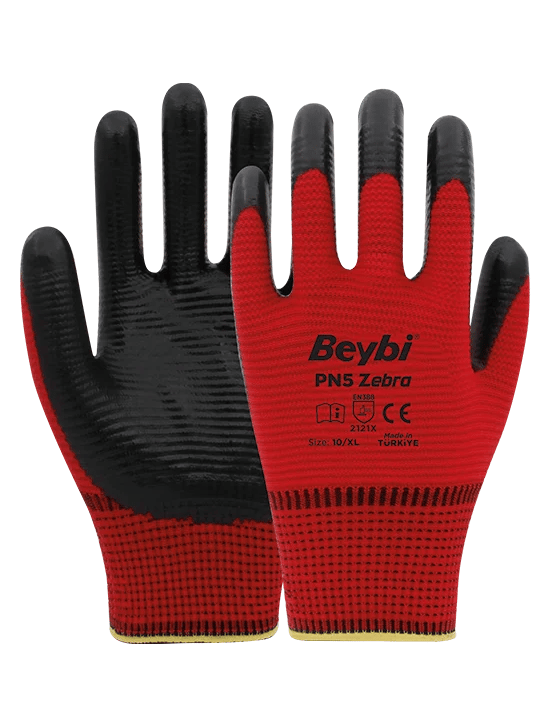 BEYBİ PNZEBRA NİTRİL KIRMIZI NO:9