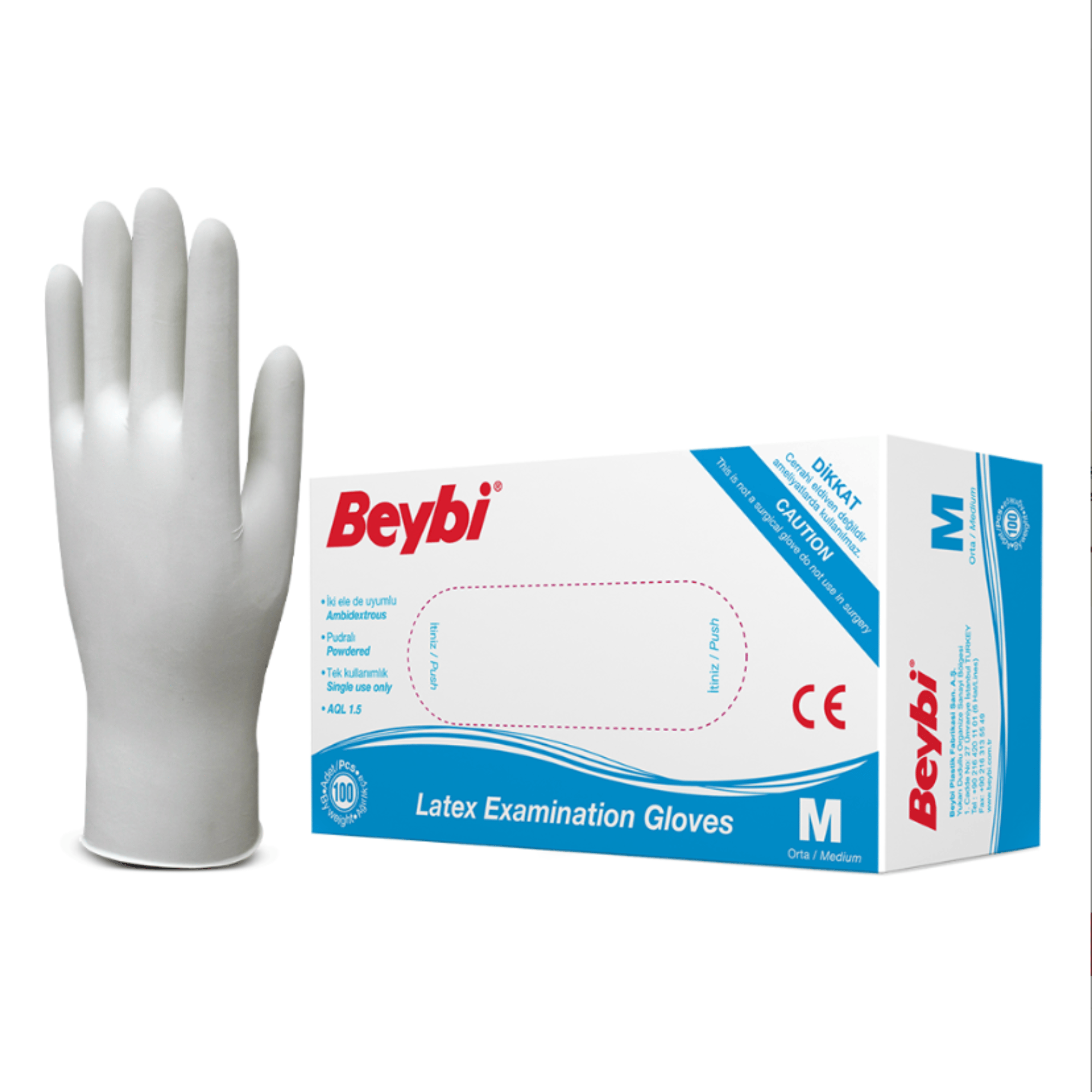 BEYBİ PUDRALI MUAYENE ELDİVENİ M