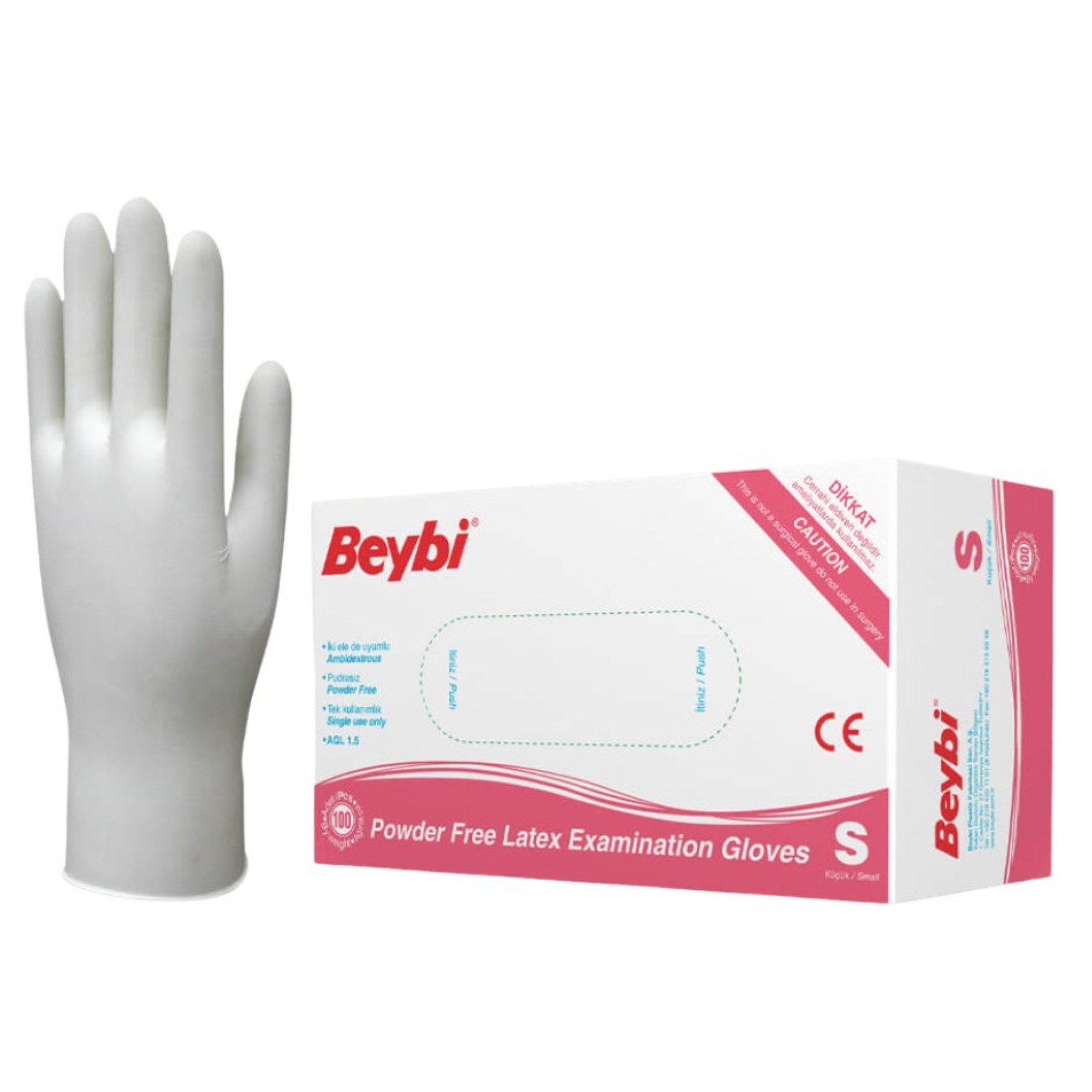 BEYBİ PUDRASIZ LATEKS MUAYENE ELDİVENİ S