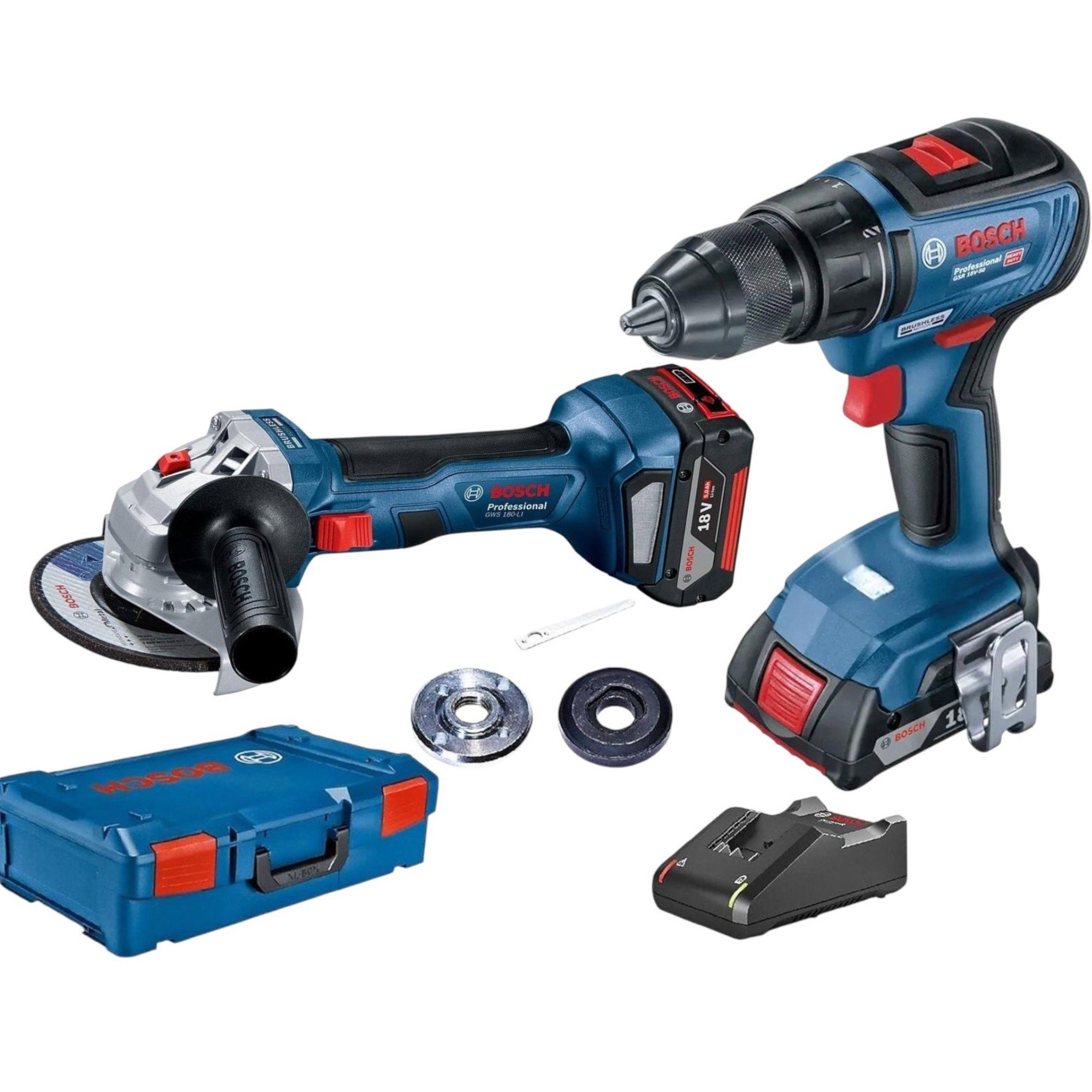 BOSCH 2 PARÇA GWS180-LI/GSR18V-50 0615990M47