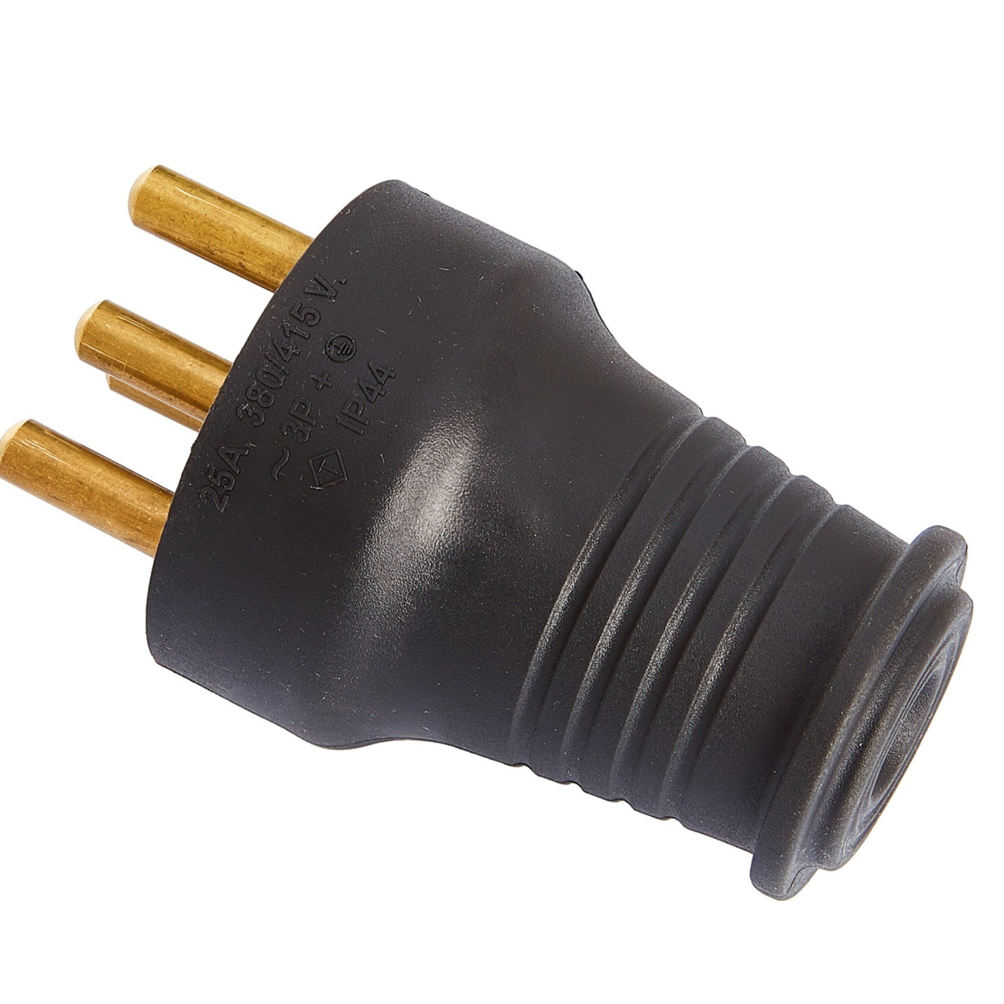 BYLİON TRFZ. KAUÇUK DÜZ (ERKEK) FİŞ 3x25A KOD:KEFT