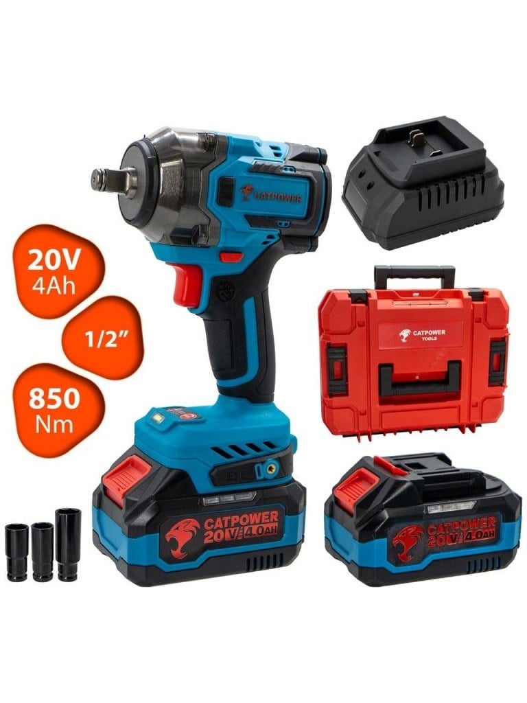 CatPower 1035 Çift Akülü 4 Ah Somun Sıkma Makinesi