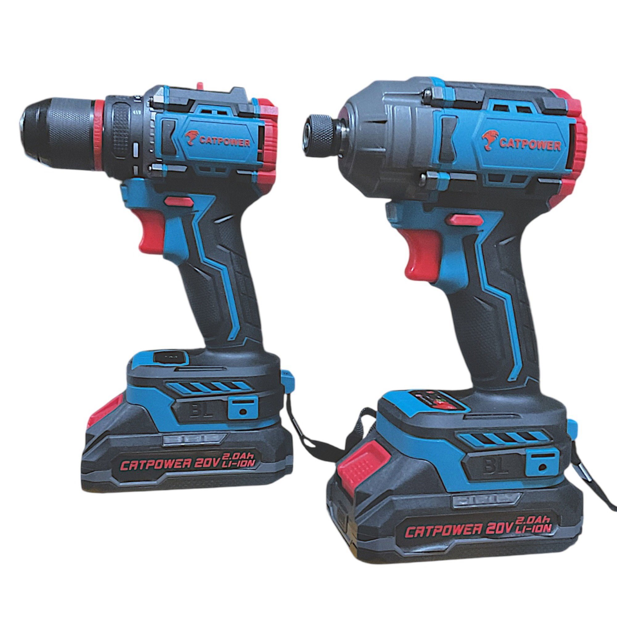 CATPOWER AKÜLÜ KOMBO SET 2 Lİ KÖMÜRSÜZ 20V CAT5135