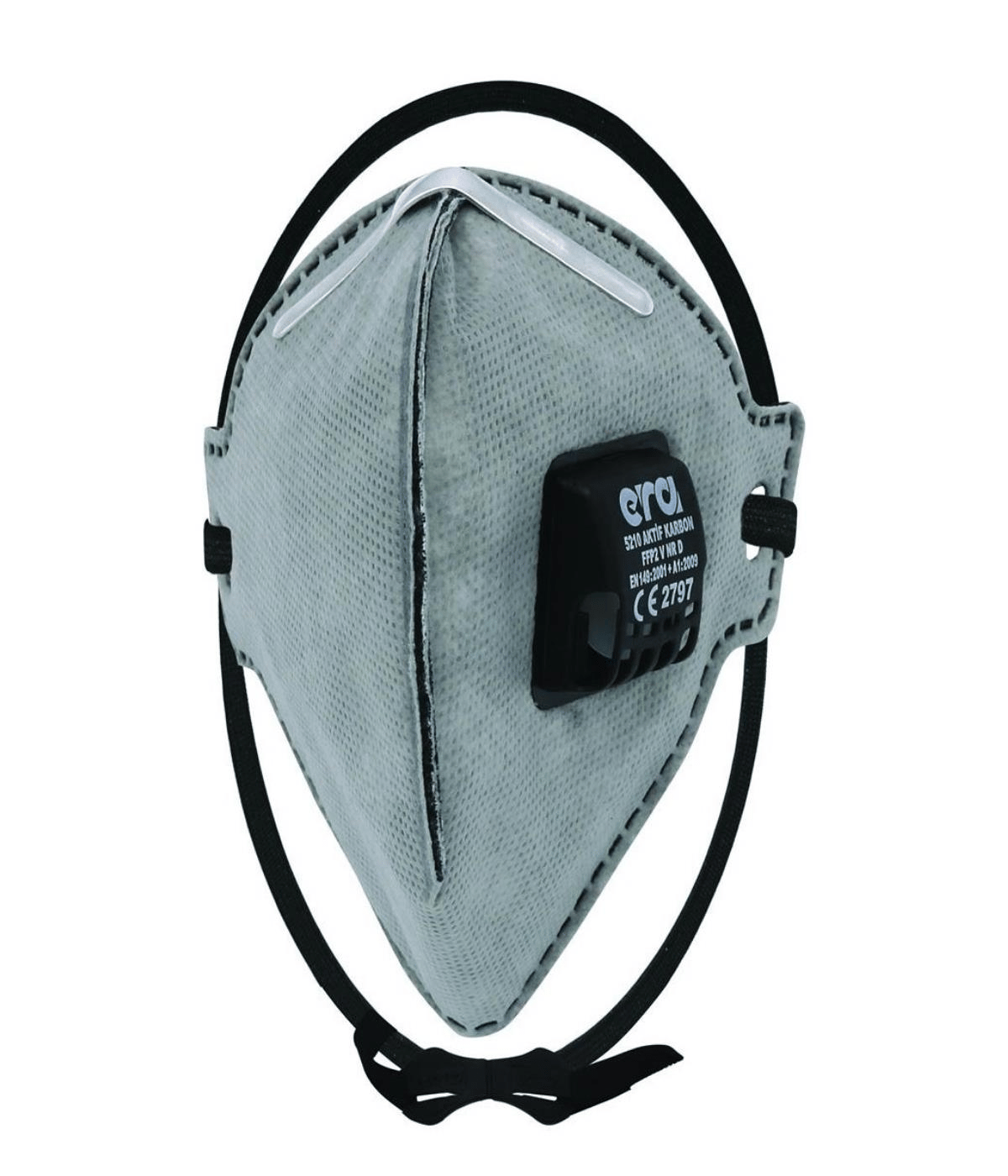 ERA 5210 FFP2 Ventilli Toz Maskesi(Aktif Karbonlu Katlanır)