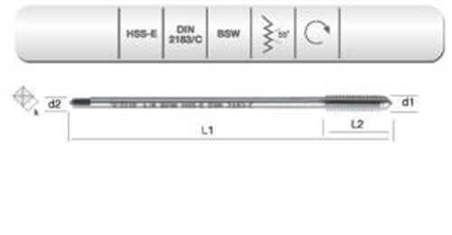EVAR  HSS-E DIN 2183/C MAK.KLVZ.  W 5/16