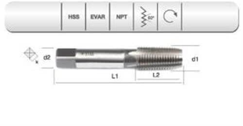 EVAR  HSS USA.STD. 1/16 KONİK  NPT   3/8 X1
