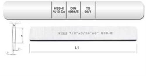 EVAR  HSSE-Co10 DIN4964/E BNZ.T.KAL.1x7/32x6