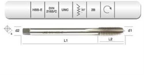 EVAR  HSSE DIN2183/C MAK.KLZ. UNC 7/16X14 2B