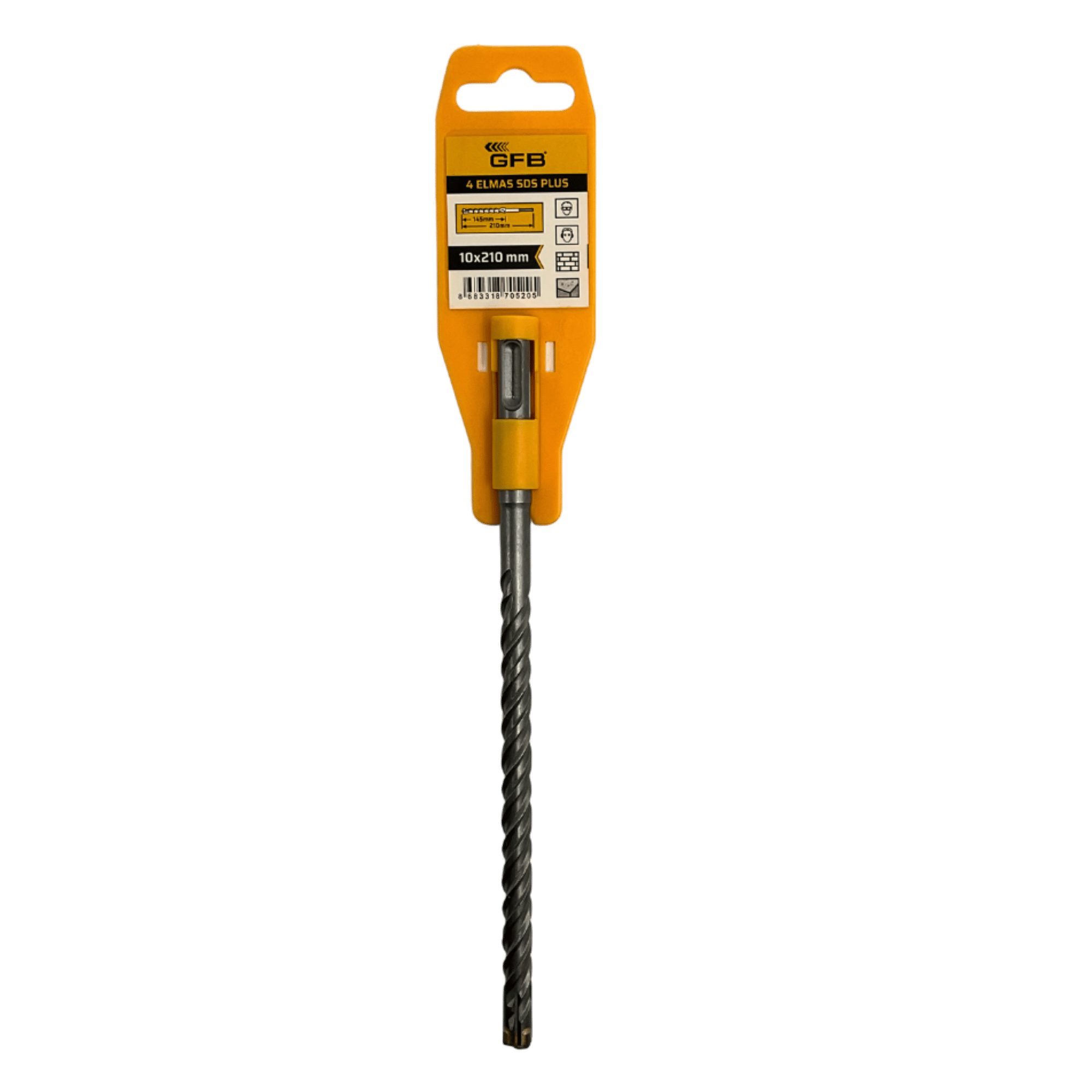 GFB 4 ELMASLI SDS PLUS MATKAP UCU 10x210 MM 2087