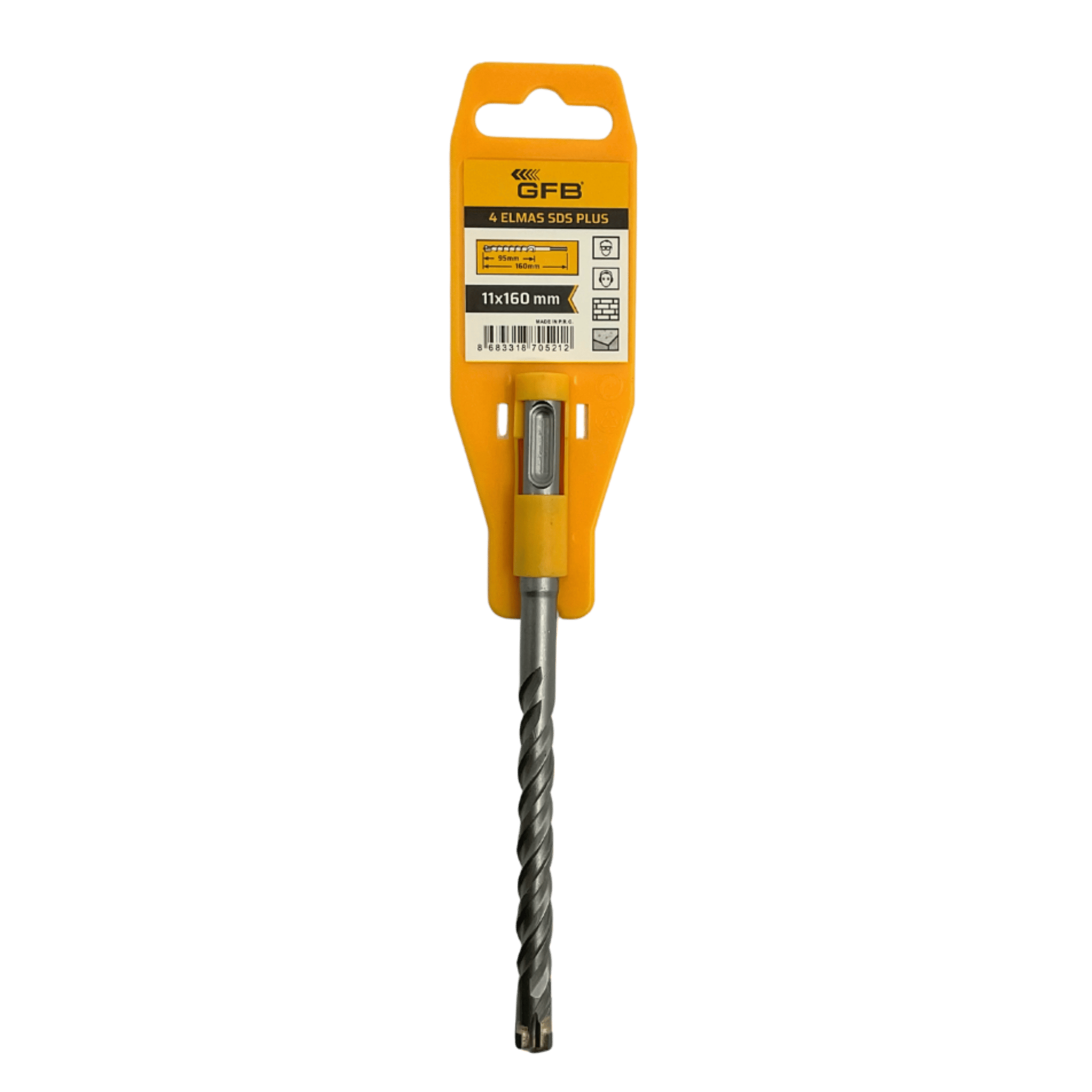 GFB 4 ELMASLI SDS PLUS MATKAP UCU 11x160 MM 2088