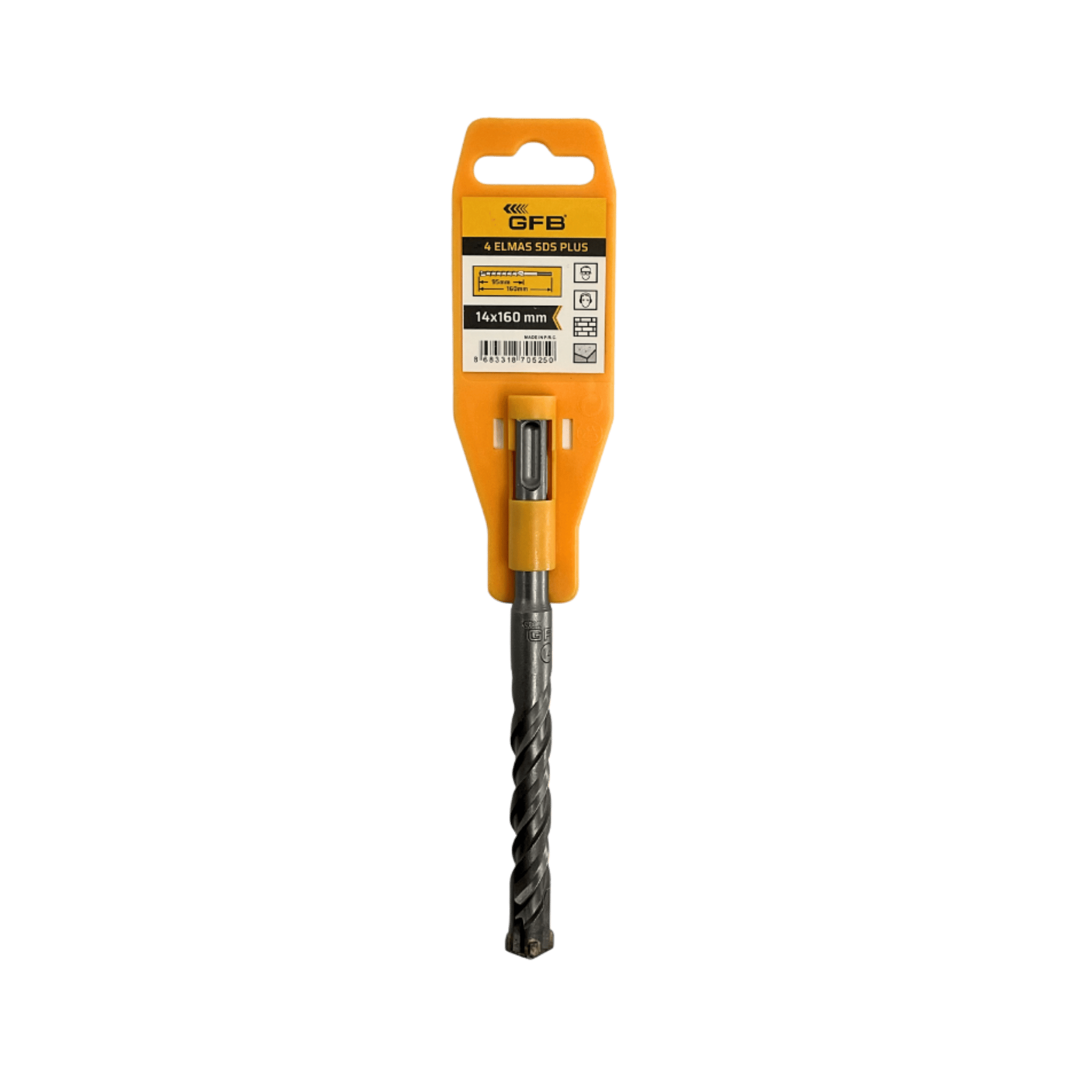 GFB 4 ELMASLI SDS PLUS MATKAP UCU 14x160 MM 2092