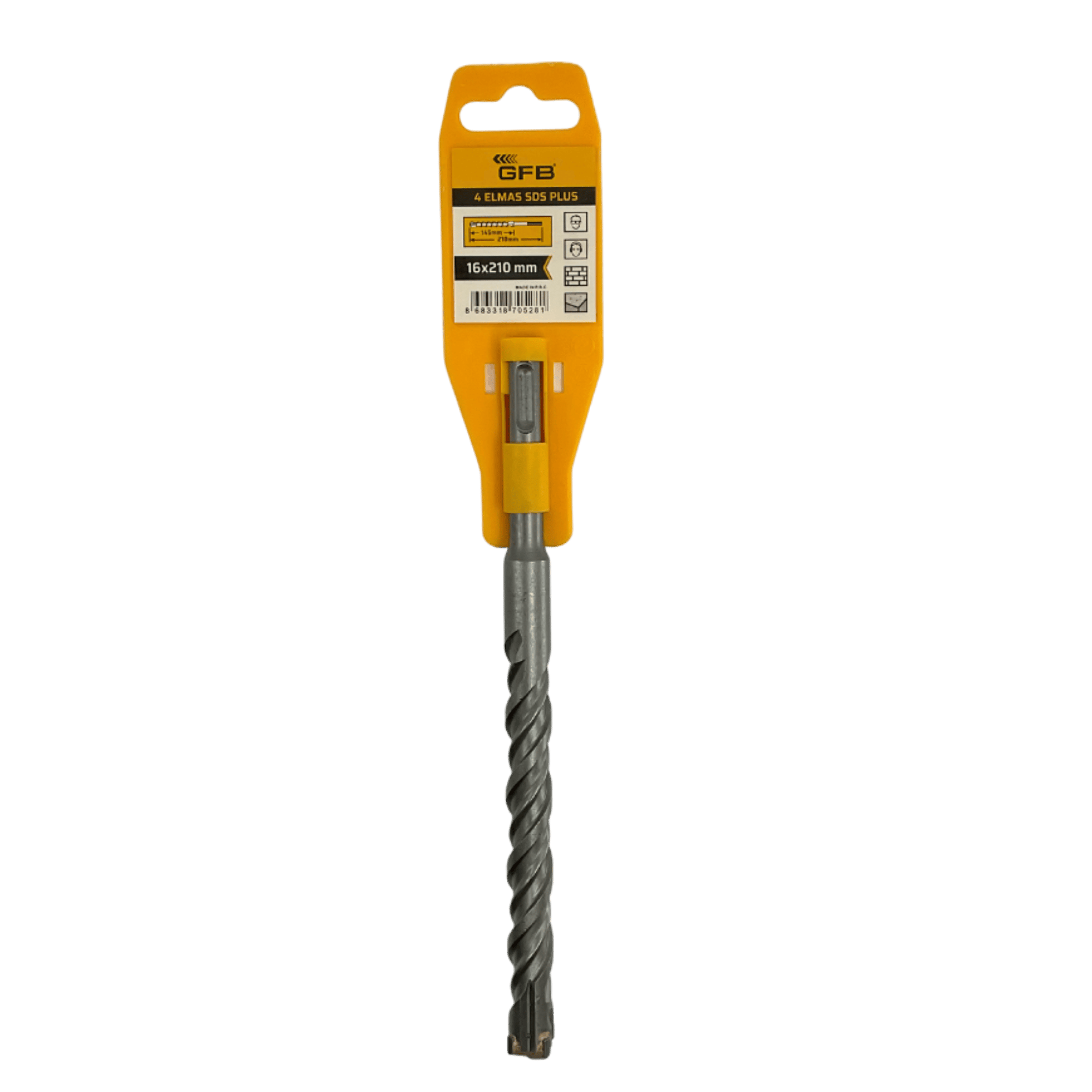 GFB 4 ELMASLI SDS PLUS MATKAP UCU 16x210 MM 2095