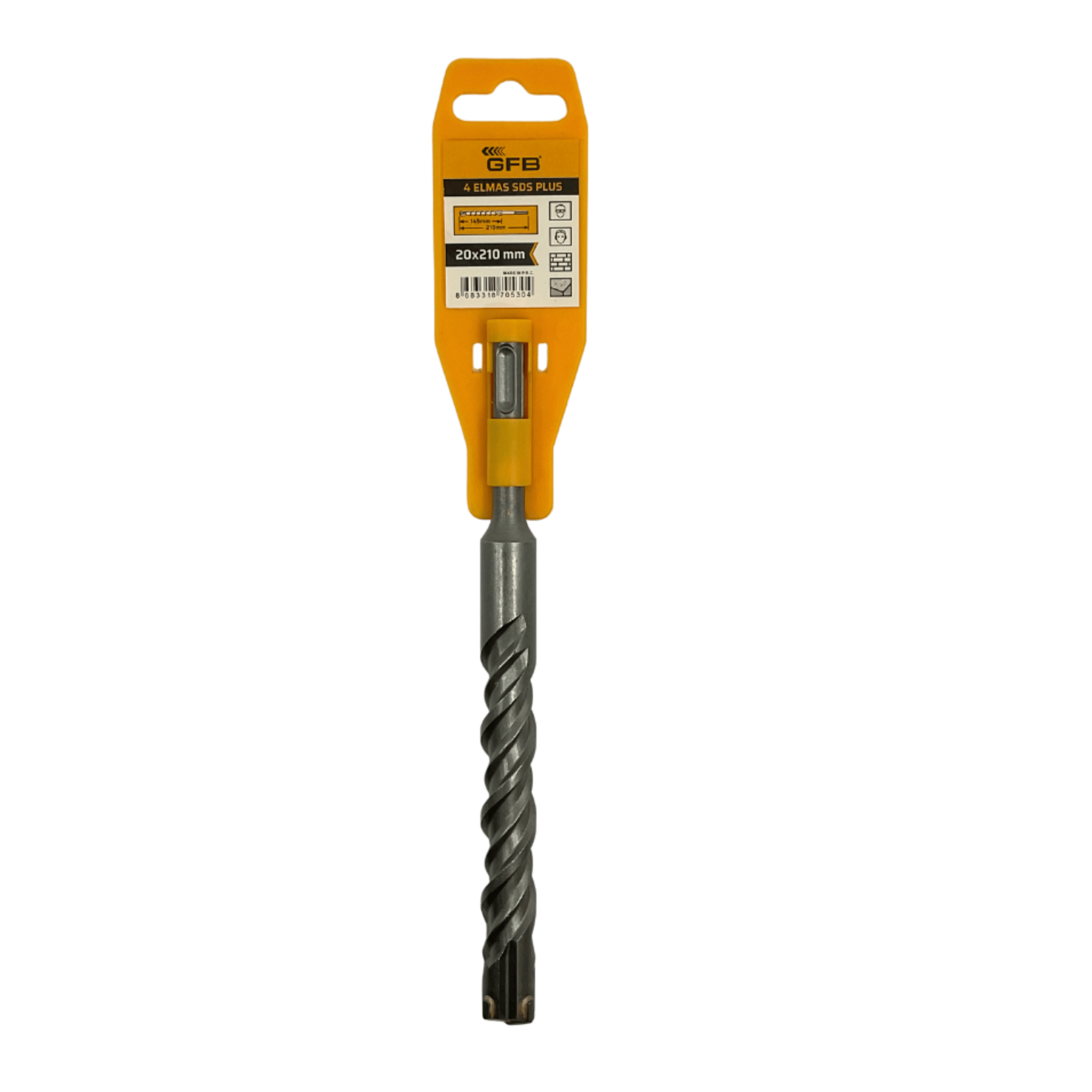 GFB 4 ELMASLI SDS PLUS MATKAP UCU 20x210 MM 2097