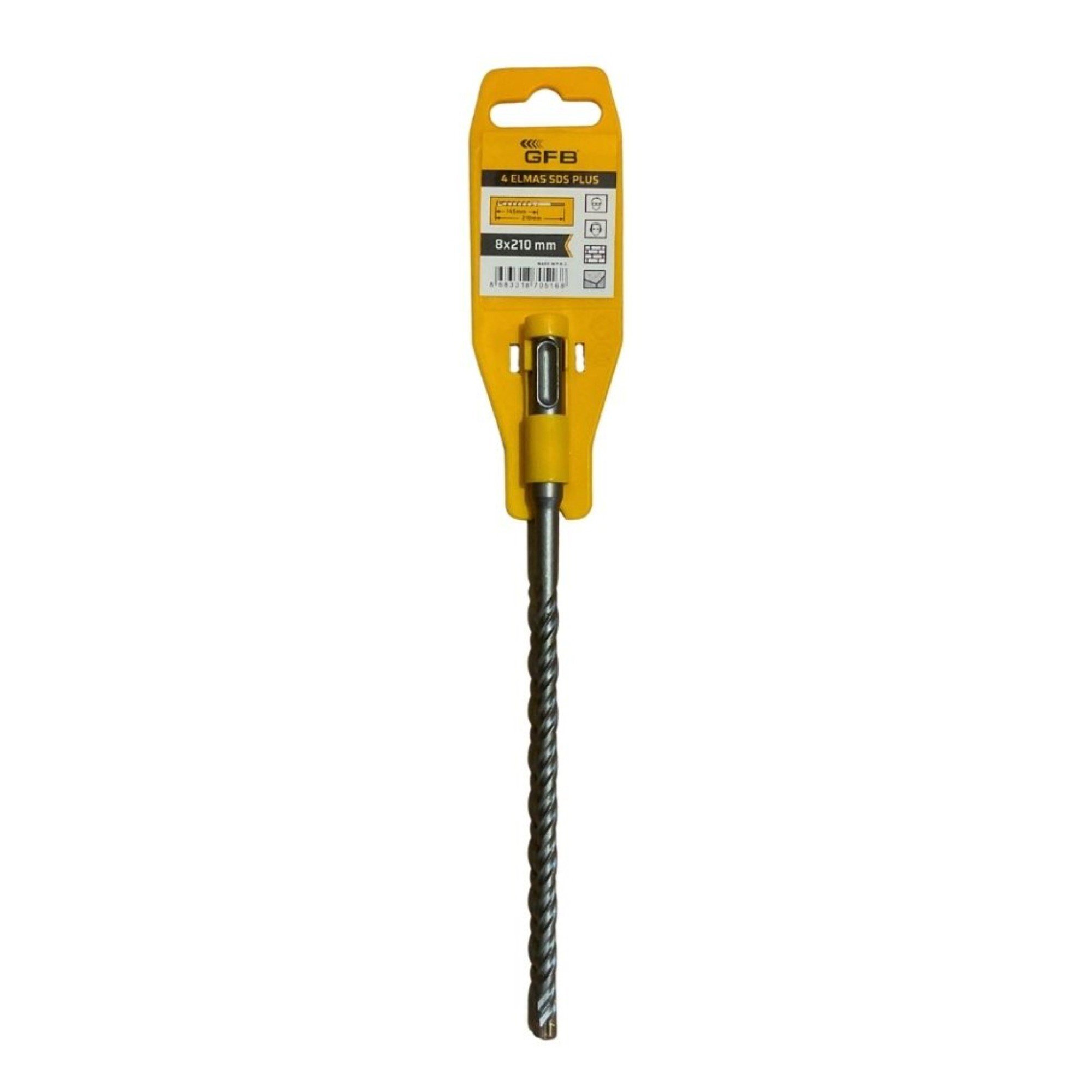GFB 4 ELMASLI SDS PLUS MATKAP UCU 8x210 MM 2083