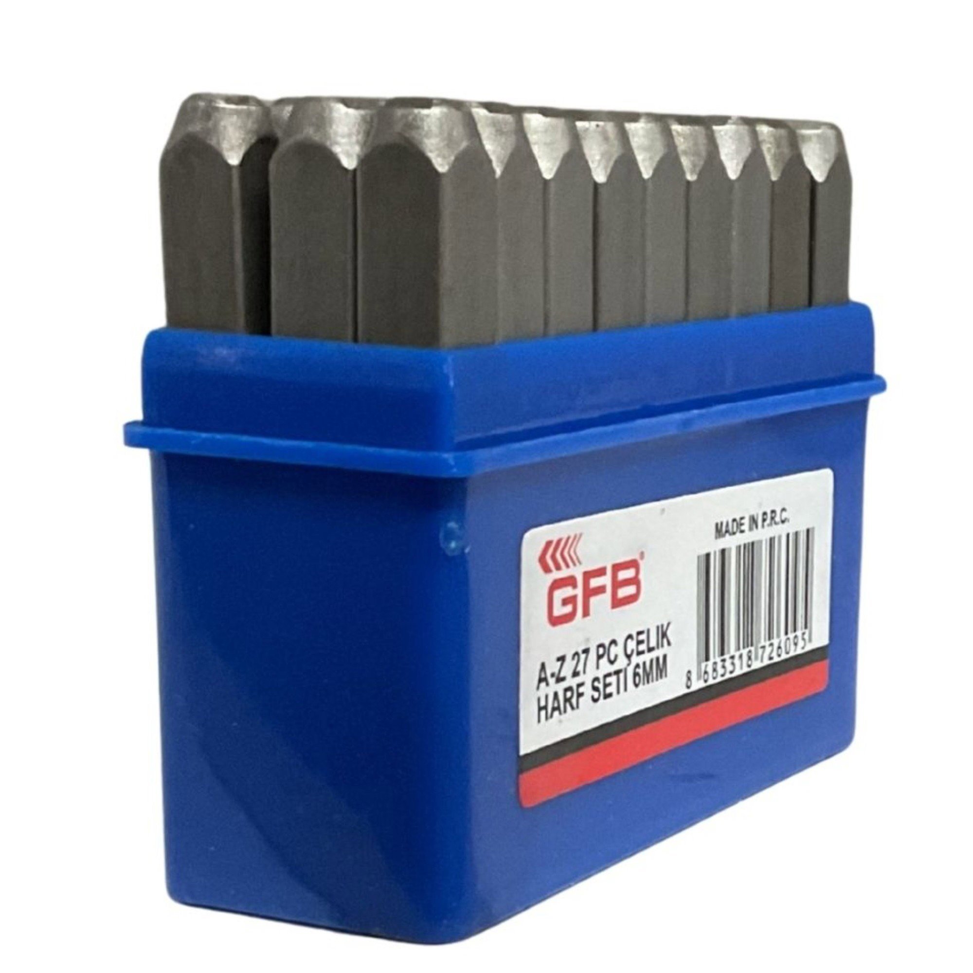 GFB ÇELİK HARF TAKIMI 6 MM KOD:6795