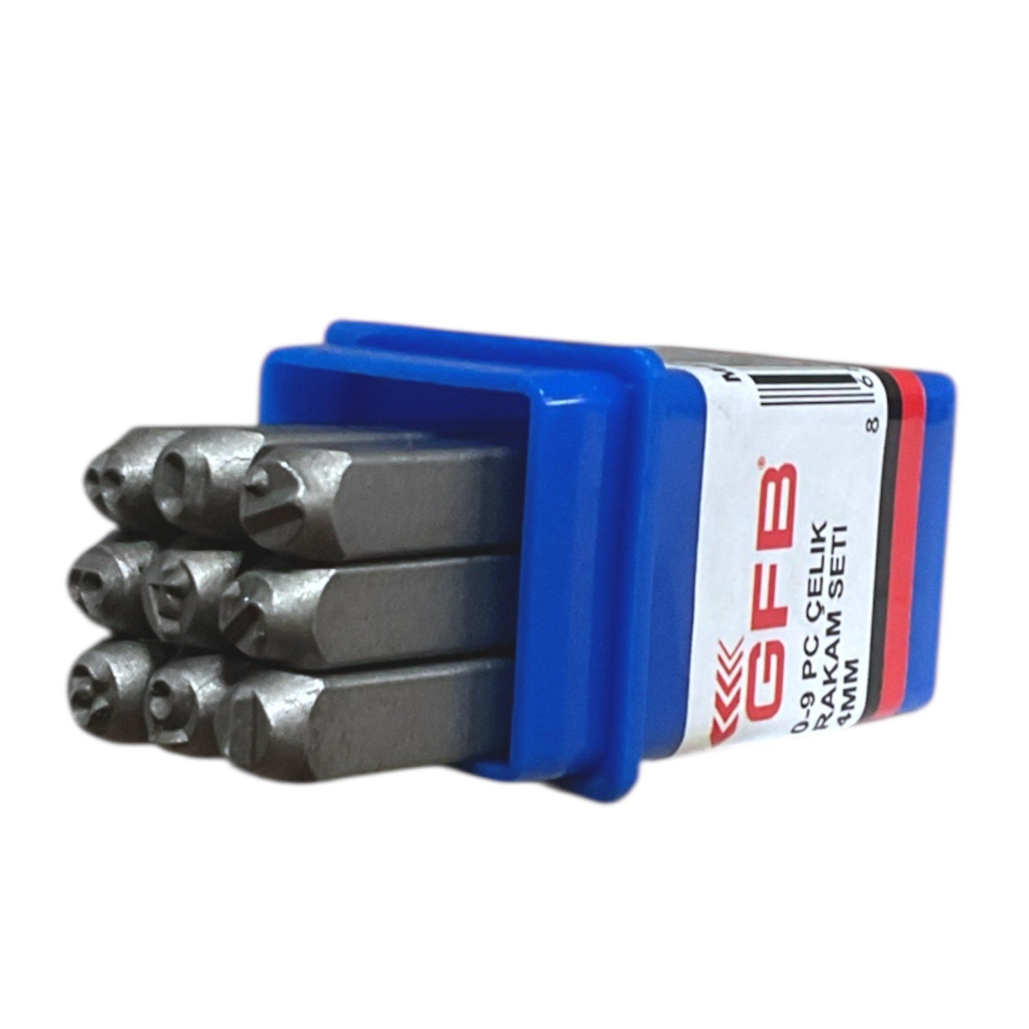 GFB ÇELİK RAKAM TAKIMI 4 MM KOD:6783