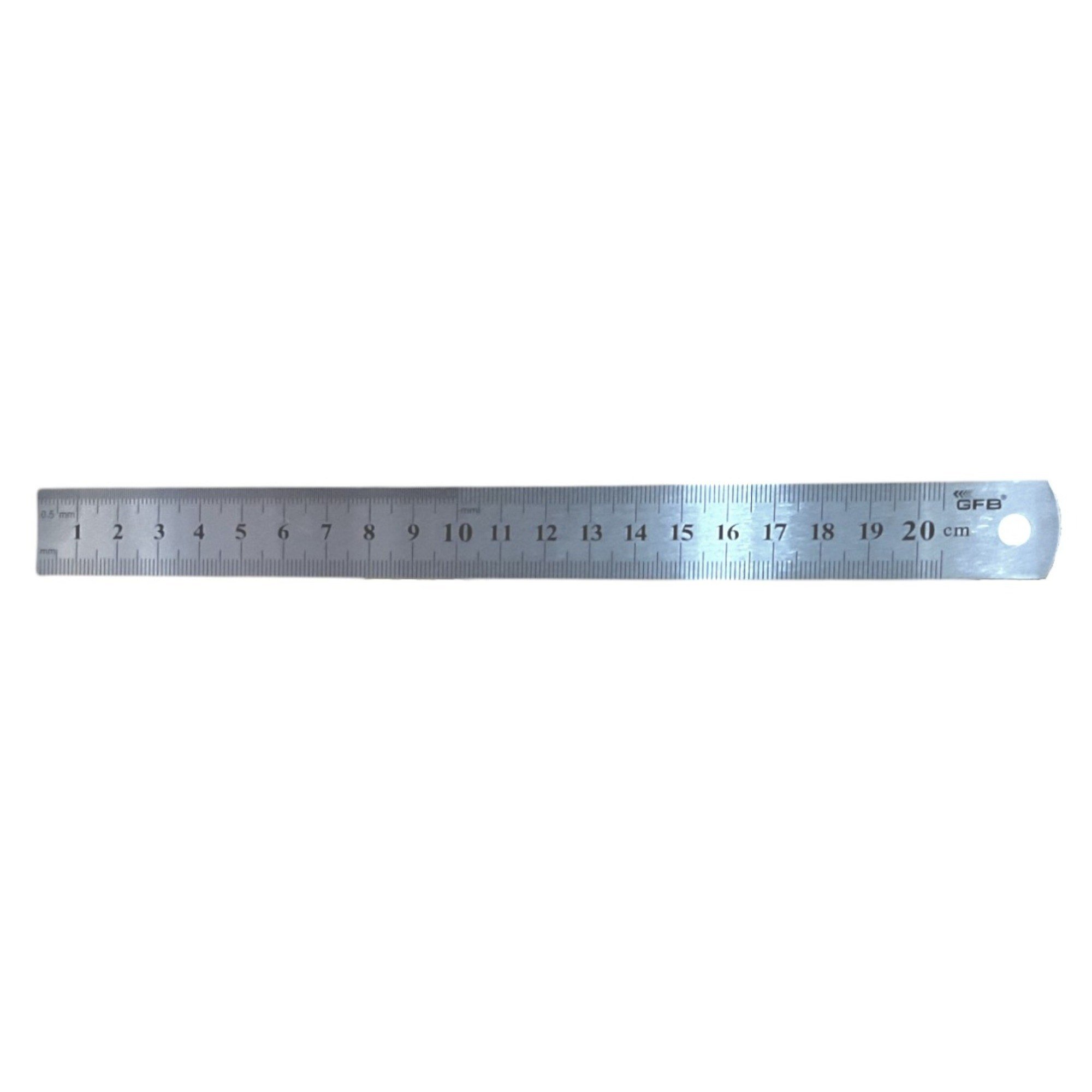 GFB PASLANMAZ ÇELİK CETVEL 200 MM KOD:1443