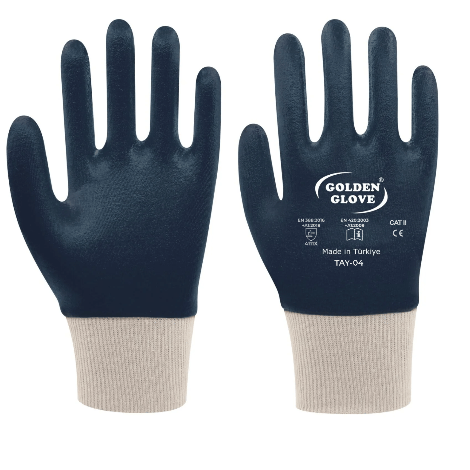 GOLDEN GLOVE TAY-04 PETROLCÜ ELDİVEN ÖRME NO:10