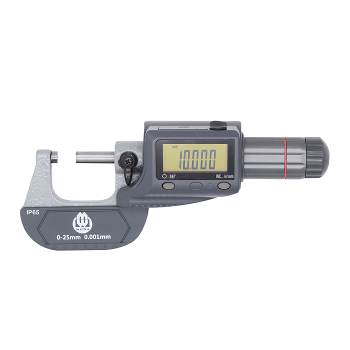 IP65 Dijital Dış Çap Mikrometresi
