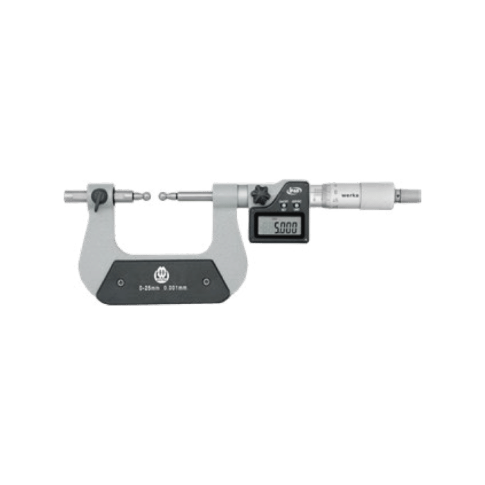 IP65 Dijital Top Başlı Dişli Mikrometresi
