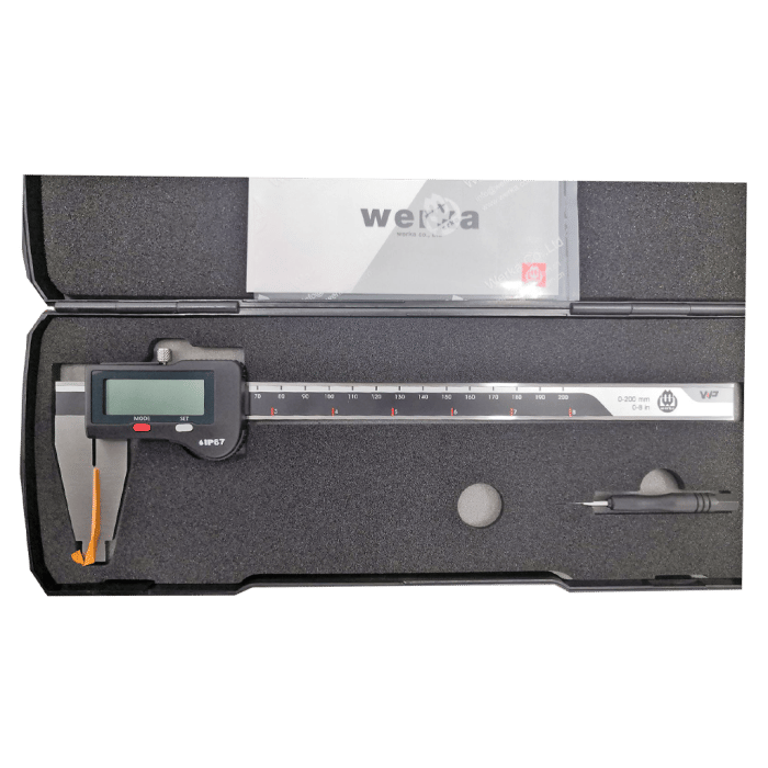 IP67 Büyük Çene Dijital Kumpas 200x0.01mm