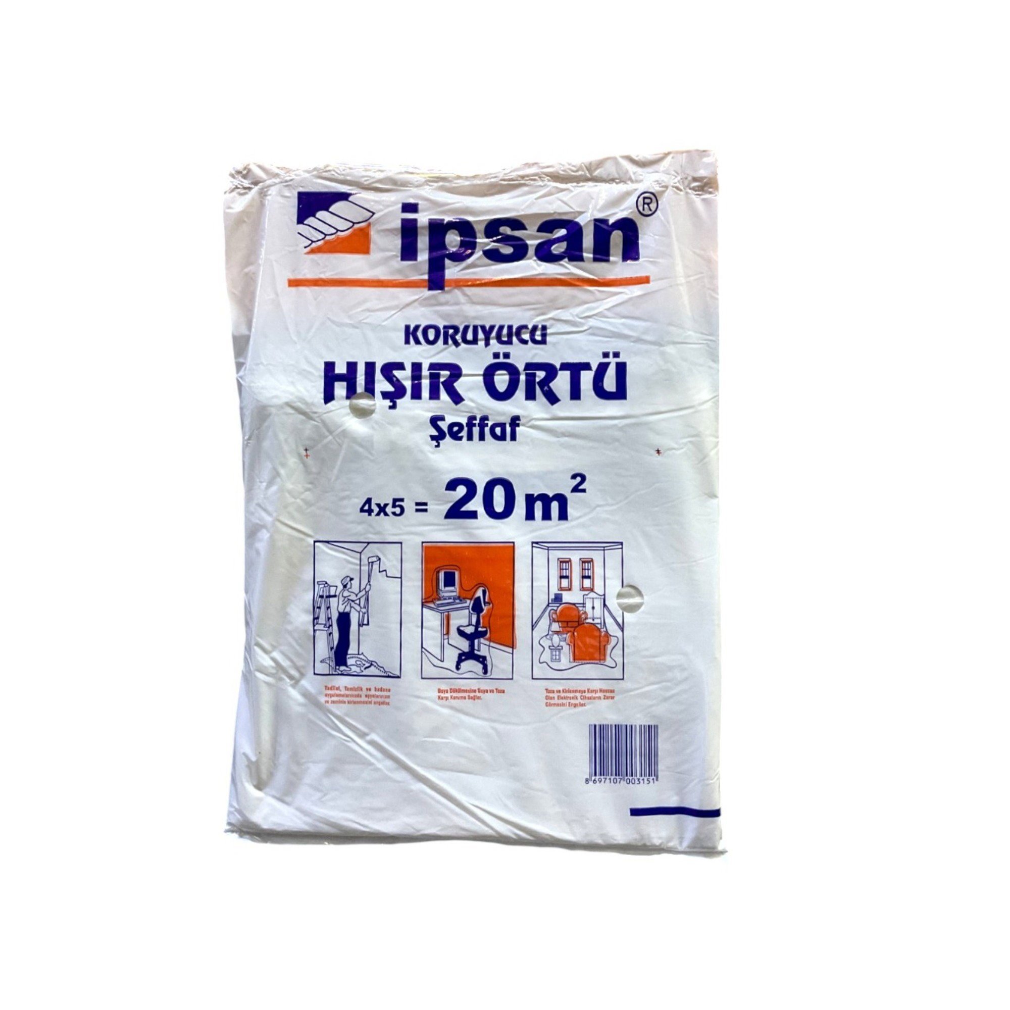 İPSAN HIŞIR ÖRTÜ 4x5=20 M² (150 GR)