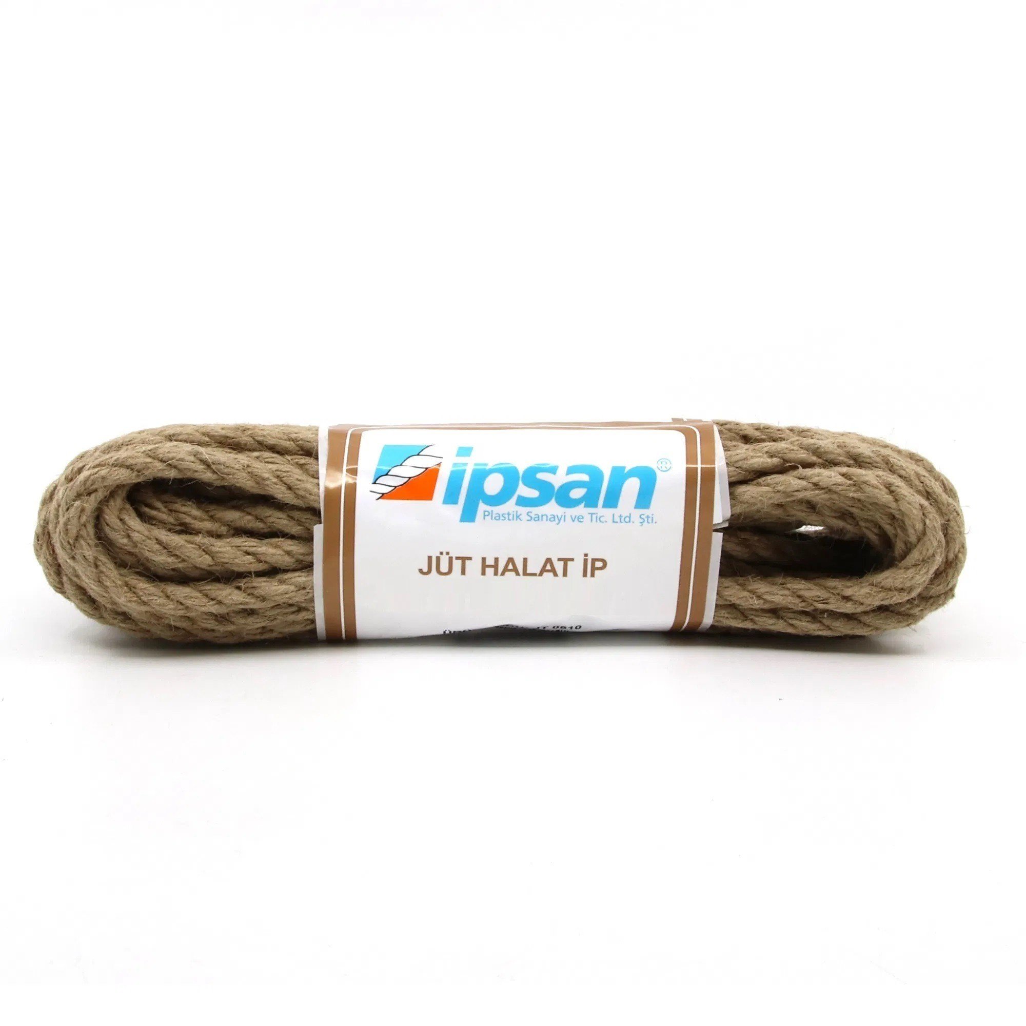 İPSAN KENDİR HALAT(JÜT) 5 MM 20 MT JT0520
