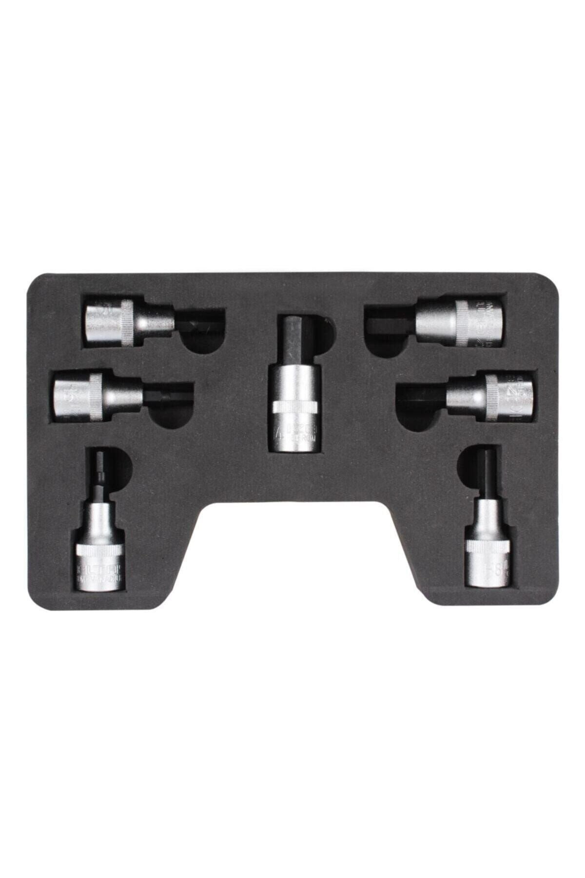 İzeltaş 1/2 Lokmalı Allen Uç Takımı(60mm/7parça)