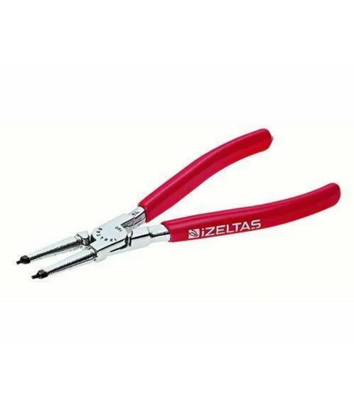İzeltaş İç Segman Pense Yaysiz Düz 180 Mm