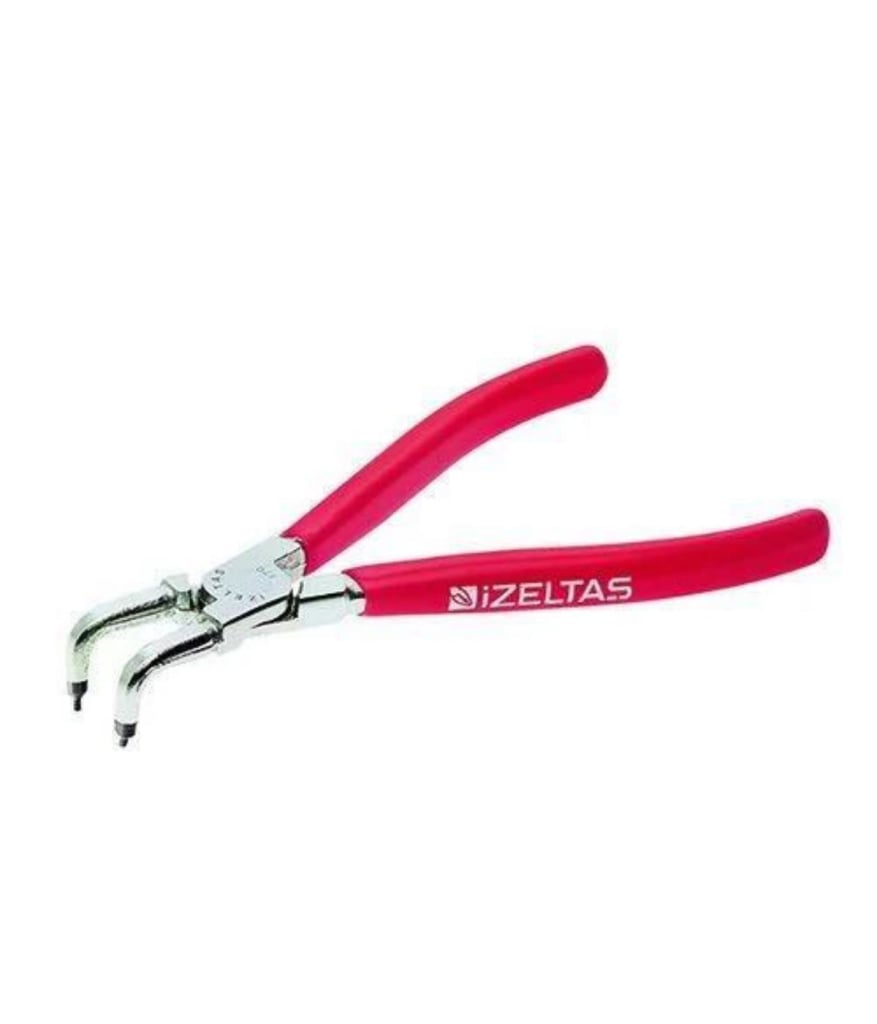İzeltaş İç Segman Pense Yaysiz Eğri 290 Mm