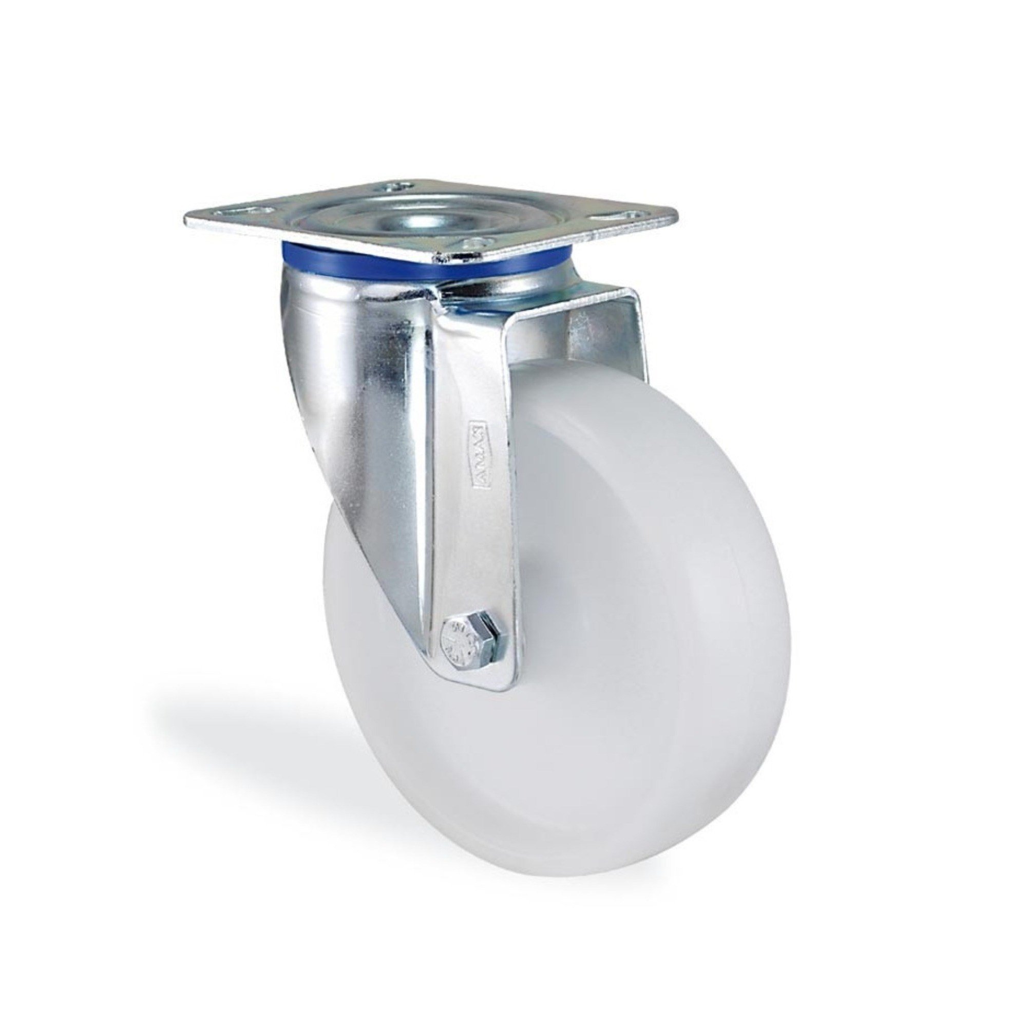 KAMA POLYAMİD BEYAZ TEKER DÖNER 150 MM (MMB150)