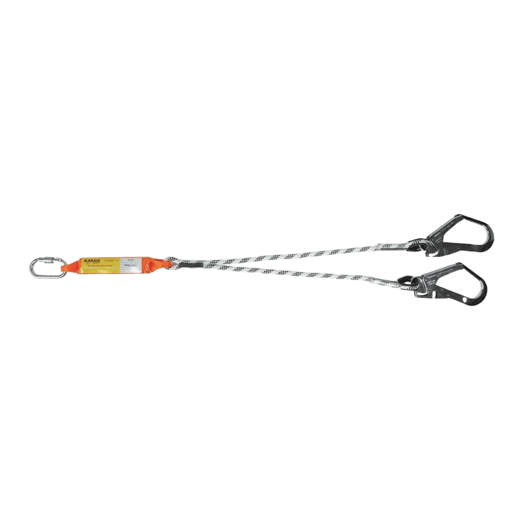 KARAM ÇİFT KOLLU STATİK HALATLI LANYARD KA341