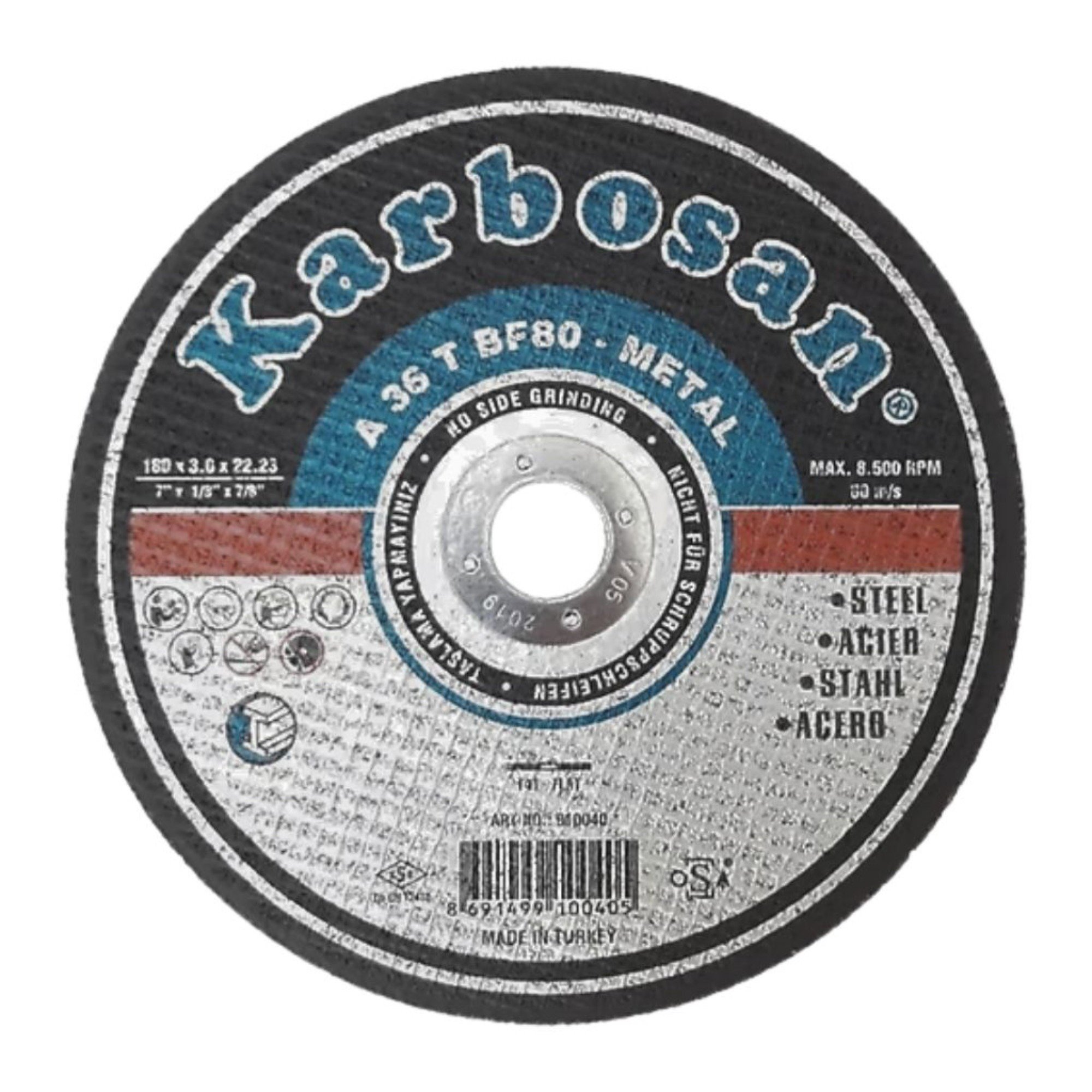 KARBOSAN NK METAL KESME 180x3.0x22 (910040)