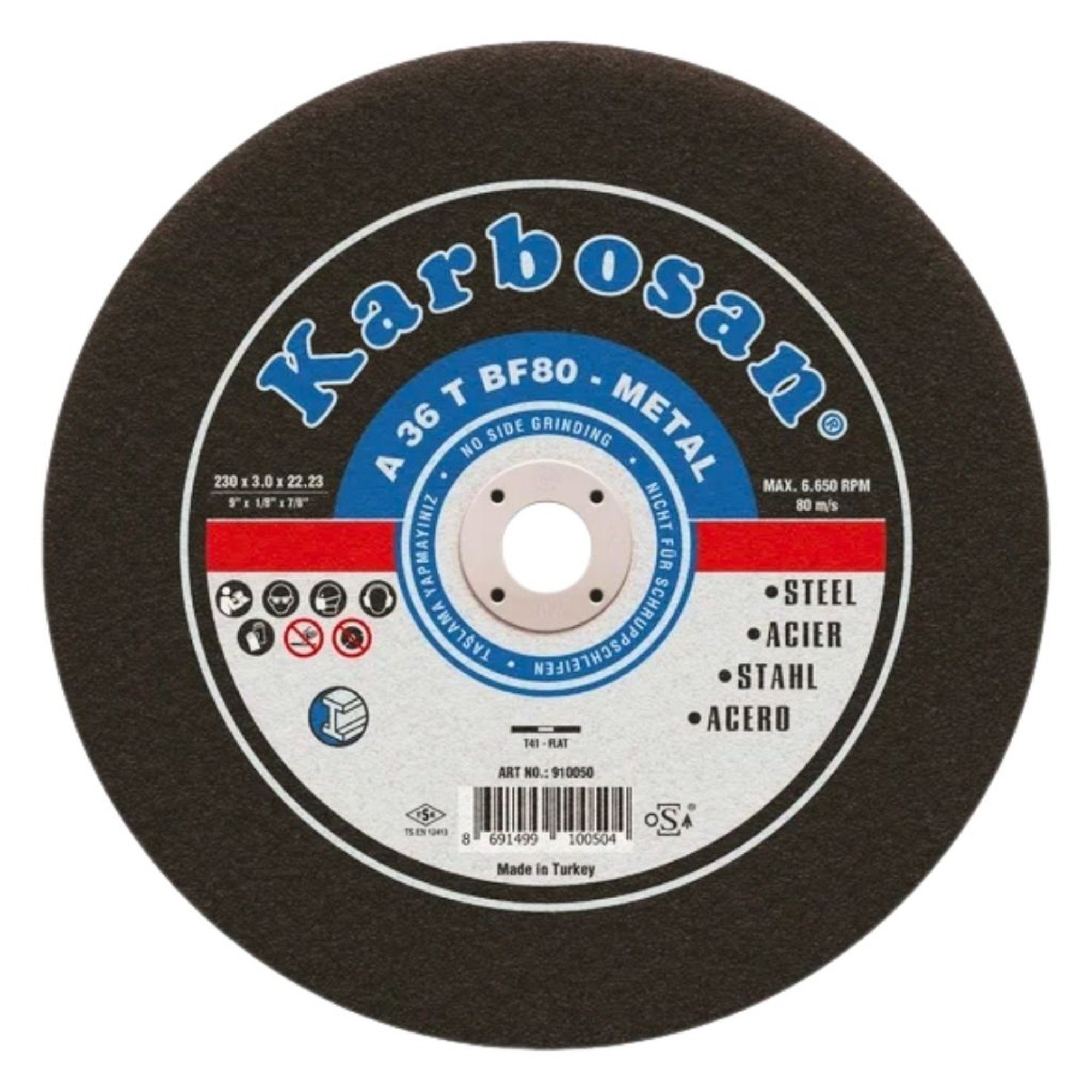 KARBOSAN NK METAL KESME 230x3.0x22 (910050)