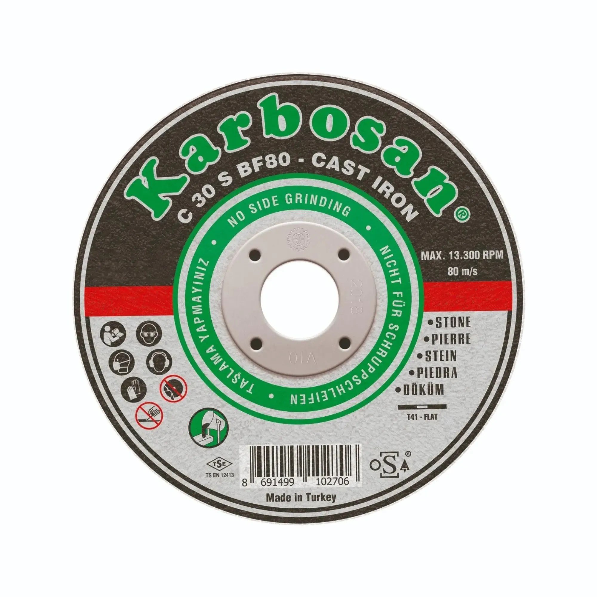 KARBOSAN SC TUĞLA KESİCİ 115x2.5x22 (910270)