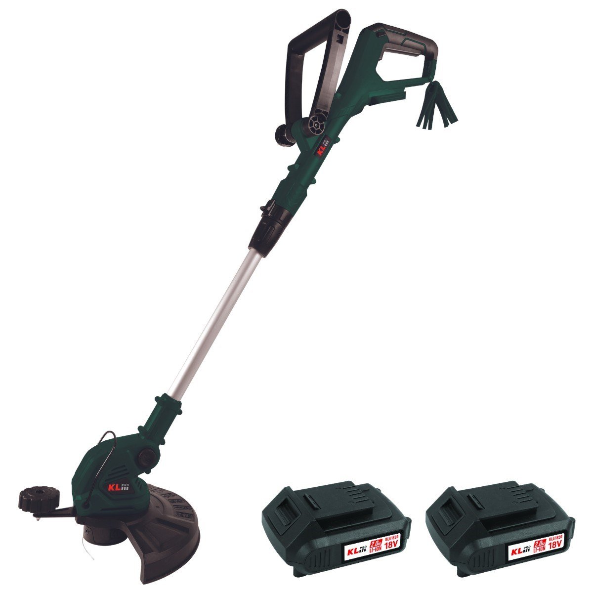 KLpro KLBMB18-20 Misinalı Çift Akülü 2 Ah Çim Biçme Makinesi