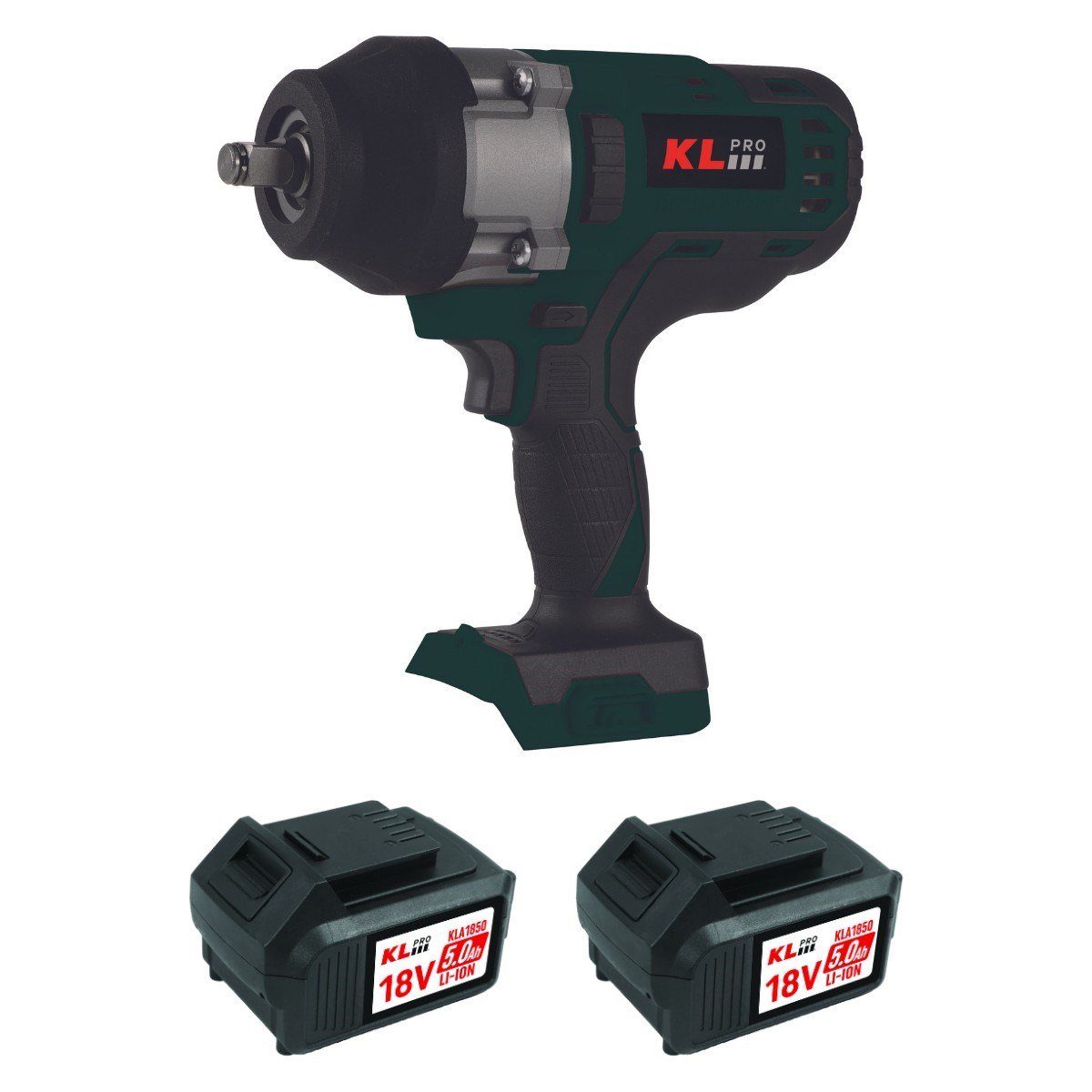 KLpro KLSS18BHX-50 Çift Akülü 5 Ah Somun Sıkma Makinesi