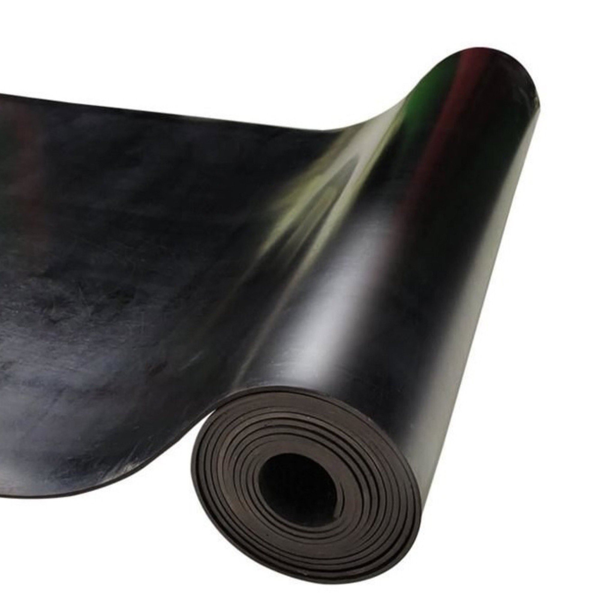 LASTİK LEVHA BEZLİ SİYAH 5 MM (1 TOP 100 KG 10 MT)