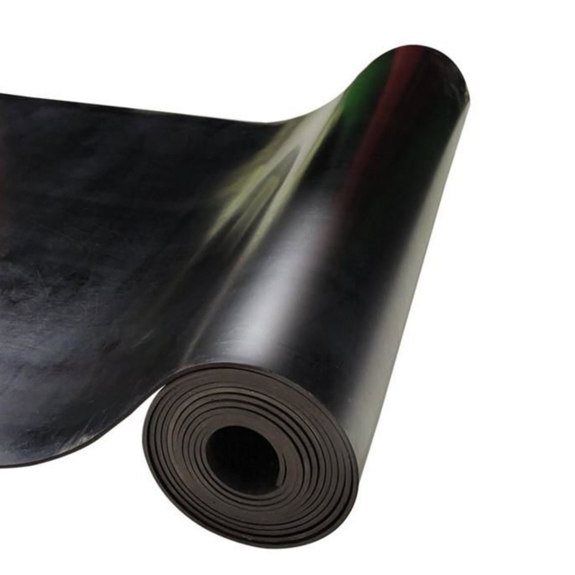 LASTİK LEVHA BEZLİ SİYAH 6 MM (1 TOP 118 KG 10 MT)