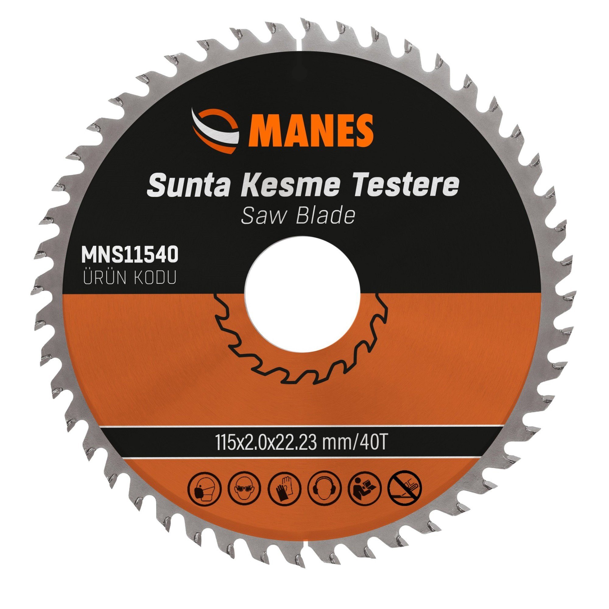 MANES SUNTA KESME TESTERE 115x2.0 (MNS11540) 40T
